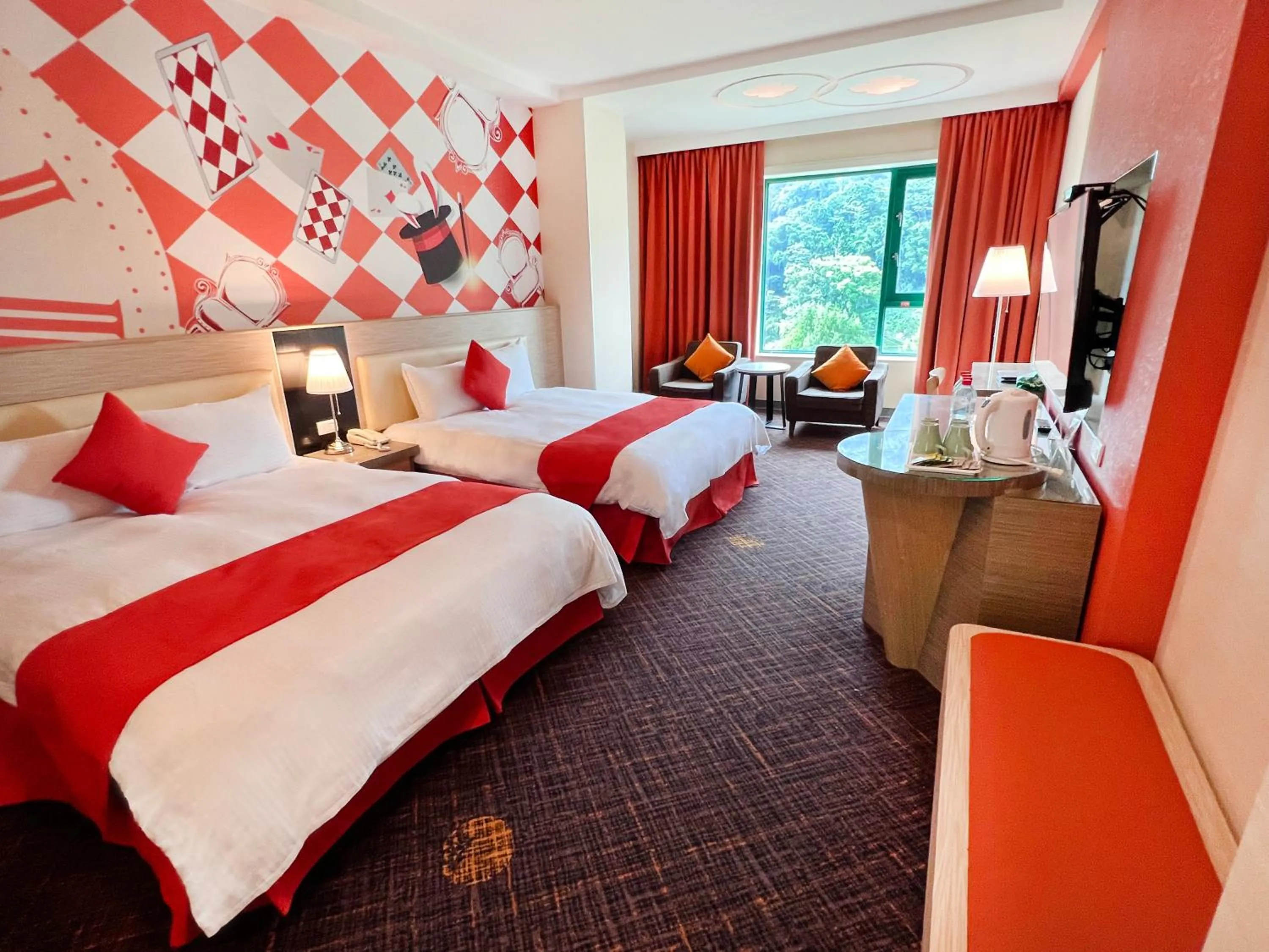 Bed in Uni-Resort Mawutu