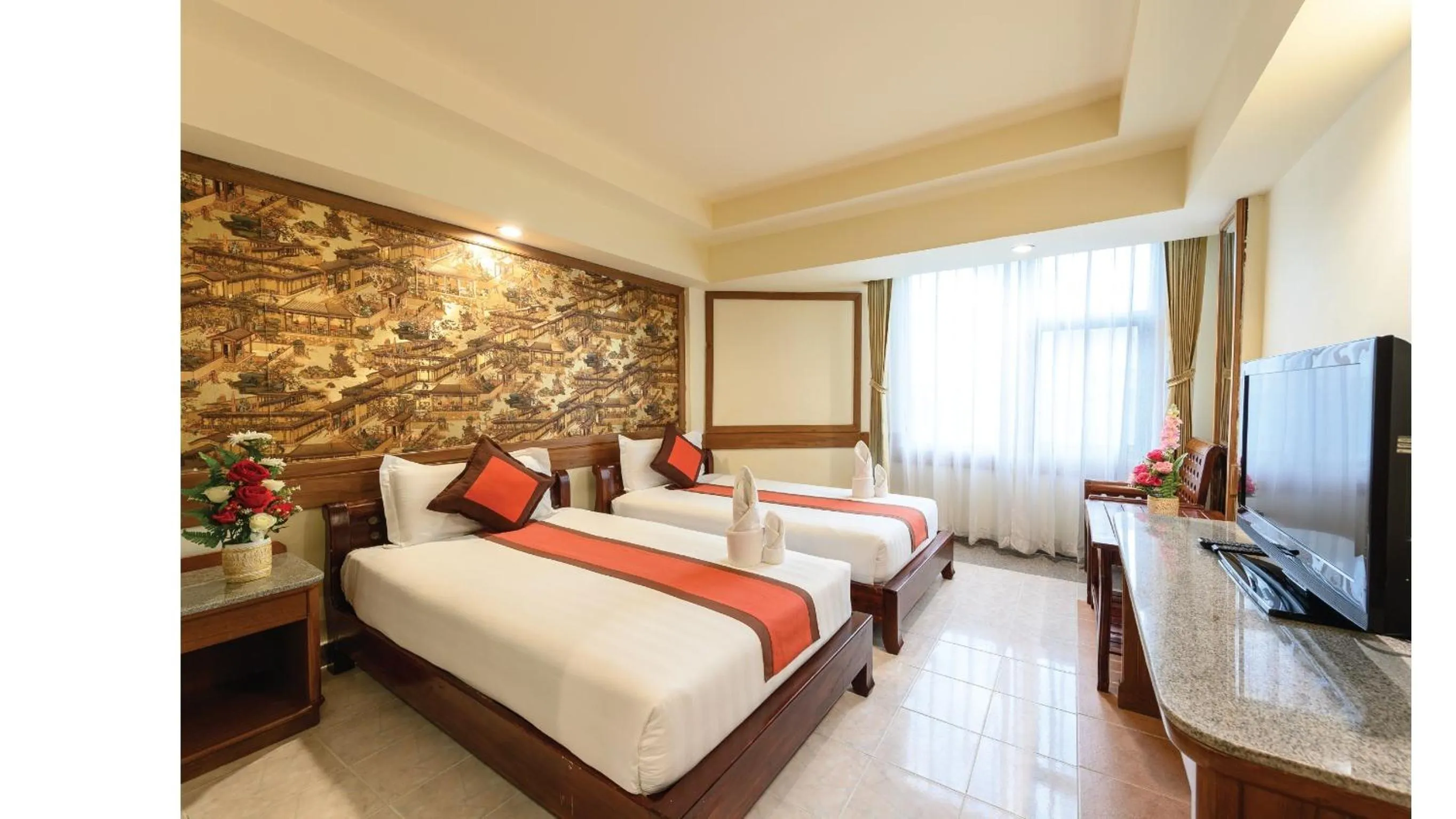 TV and multimedia, Bed in Boutique Paradise Hotel