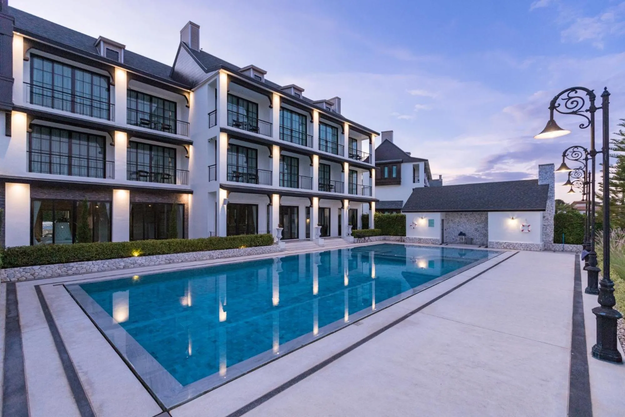 Pool view in Estella Khao Yai