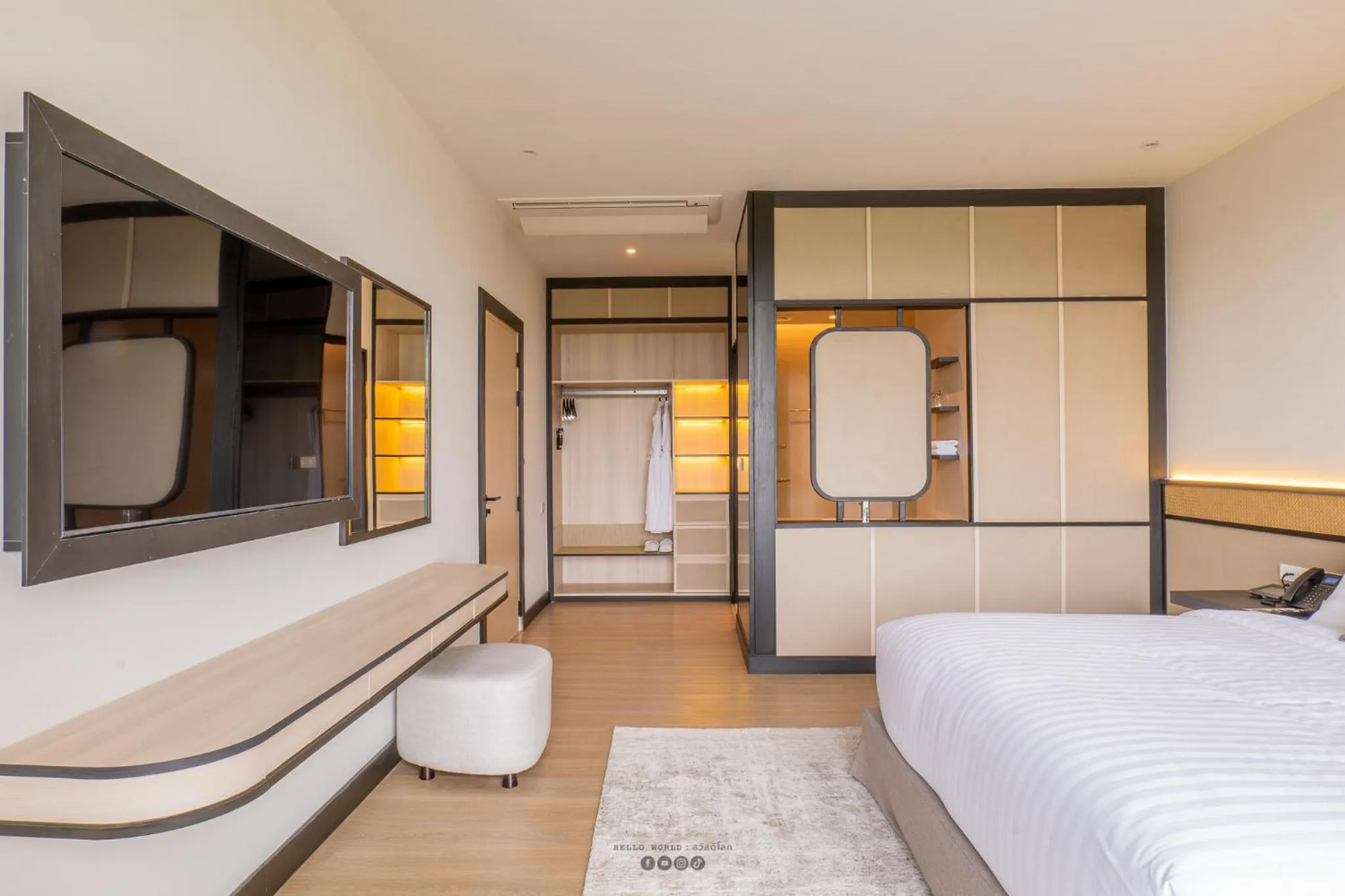 Bed in Estella Khao Yai