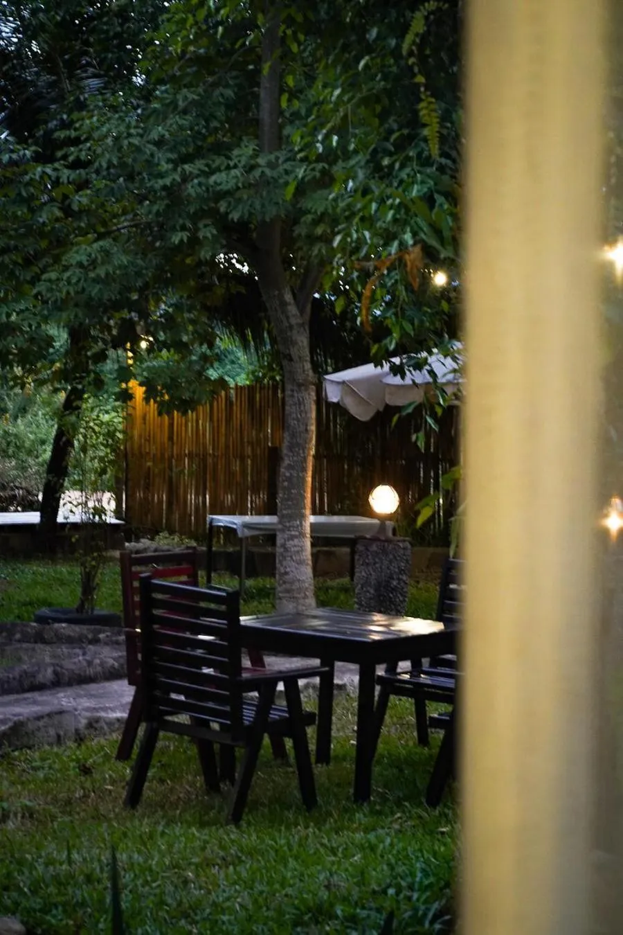 Seating area in Vang Vieng Savanh Sunset View Resort