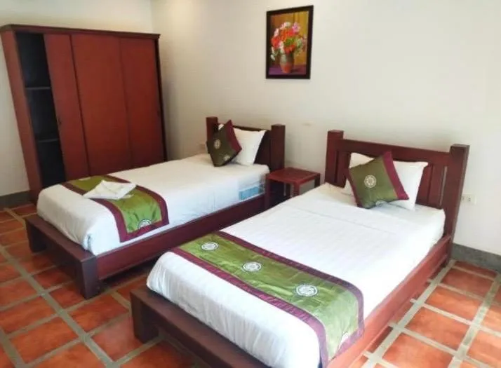 Bed in Vang Vieng Savanh Sunset View Resort