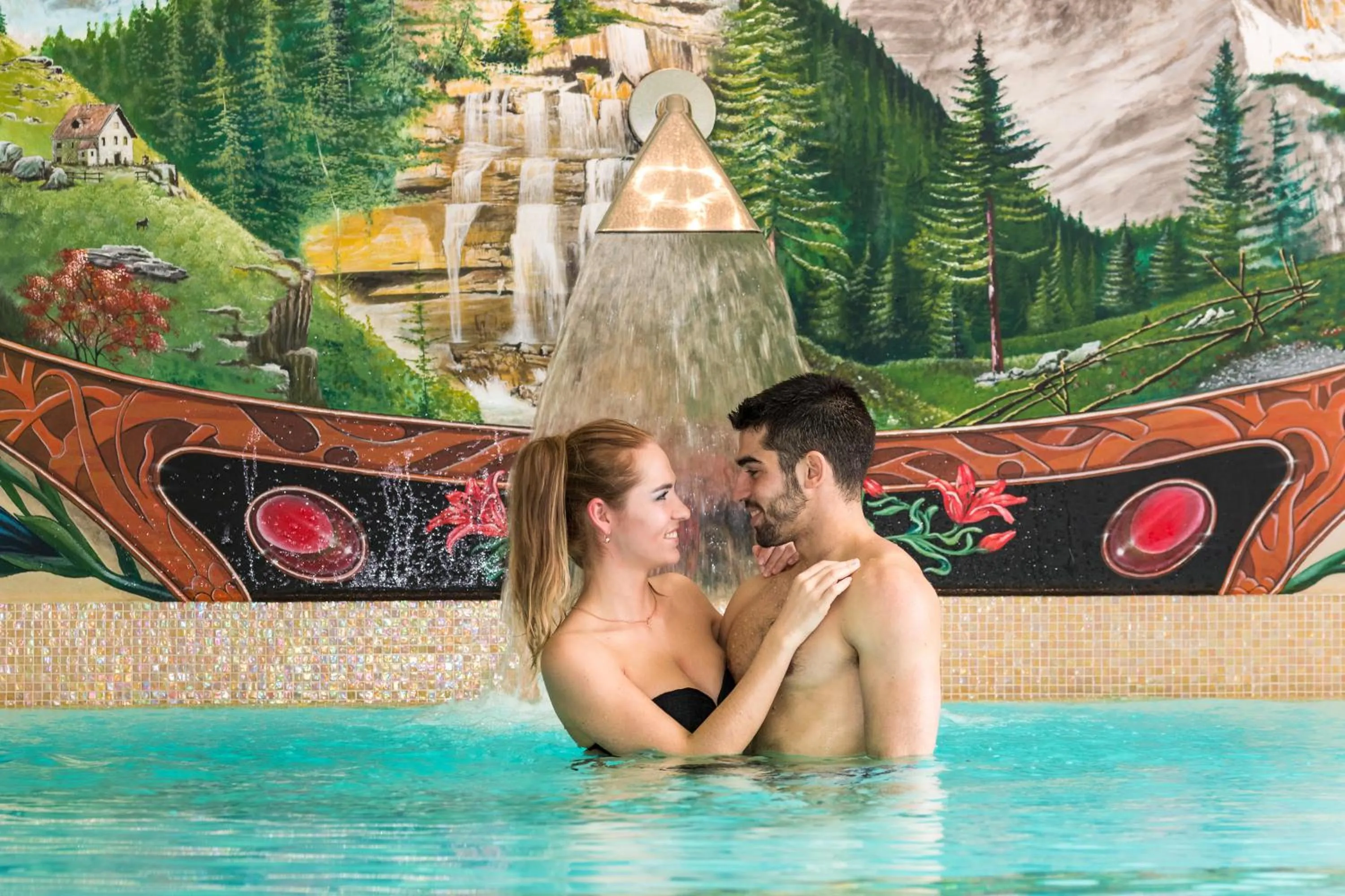 Pool view in Hotel Bonapace ***S