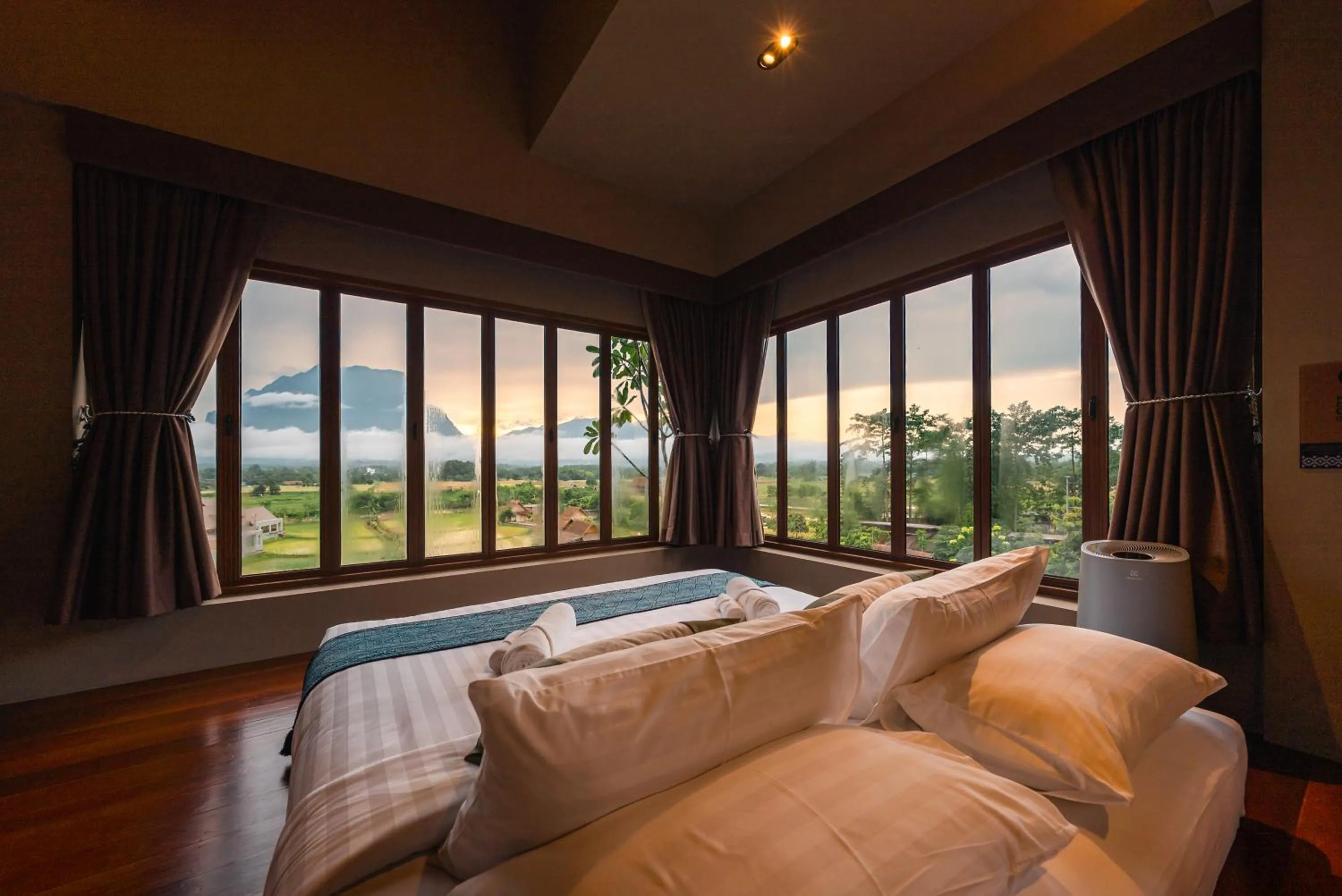 Bed in Yatika Boutique Chiang Dao