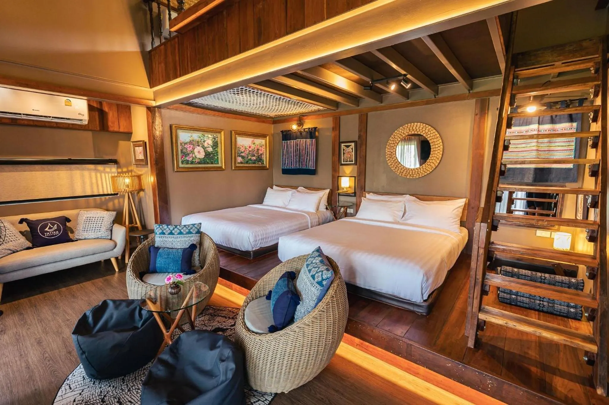 Photo of the whole room, Bed in Yatika Boutique Chiang Dao