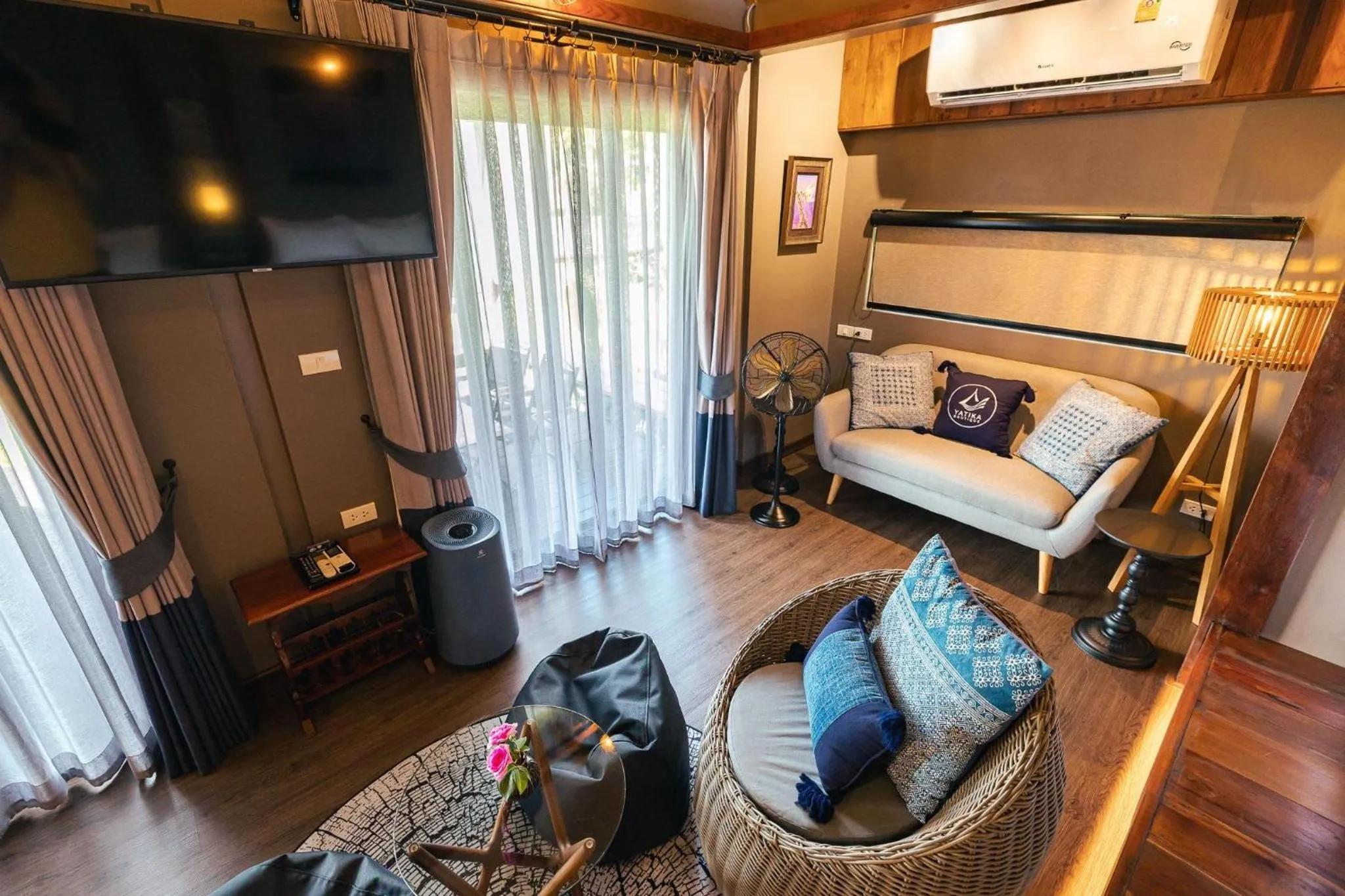 TV and multimedia, Bed in Yatika Boutique Chiang Dao