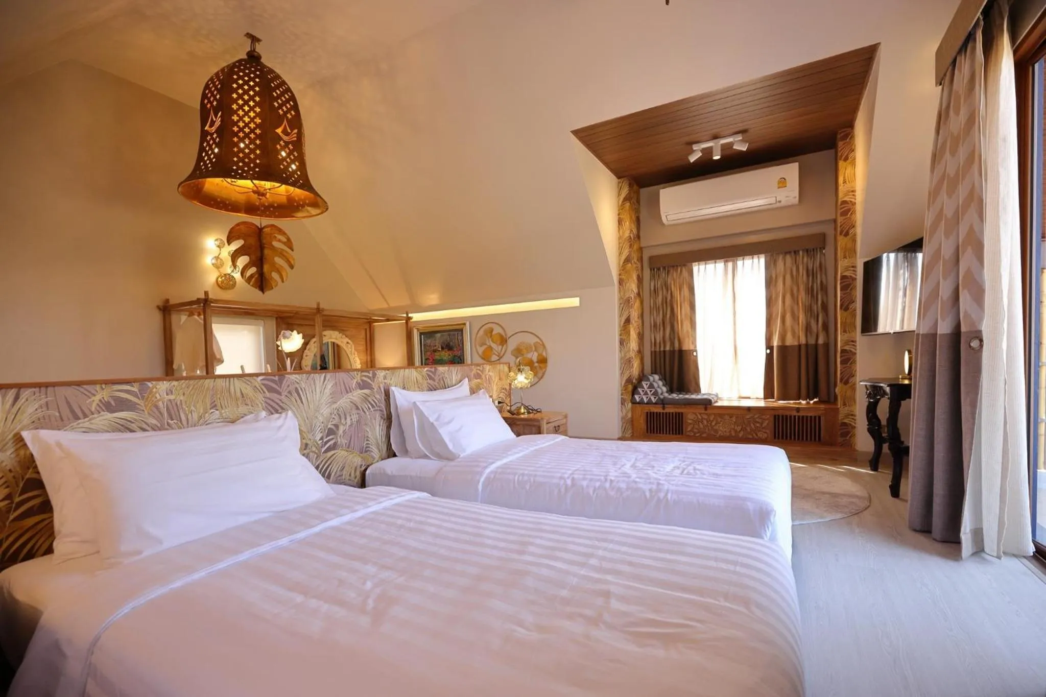 Bed in Yatika Boutique Chiang Dao