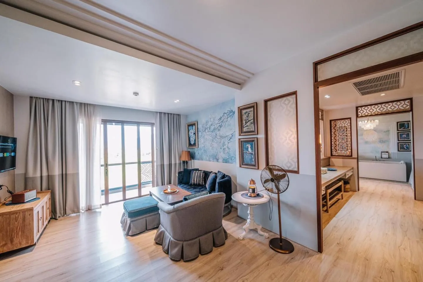 Living room, Bed in Yatika Boutique Chiang Dao