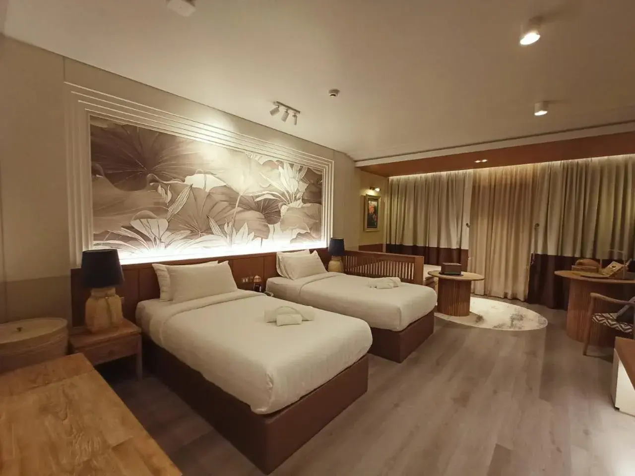 Deluxe Twin Room in Yatika Boutique Chiang Dao Deluxe Twin Room in Yatika Boutique Chiang Dao