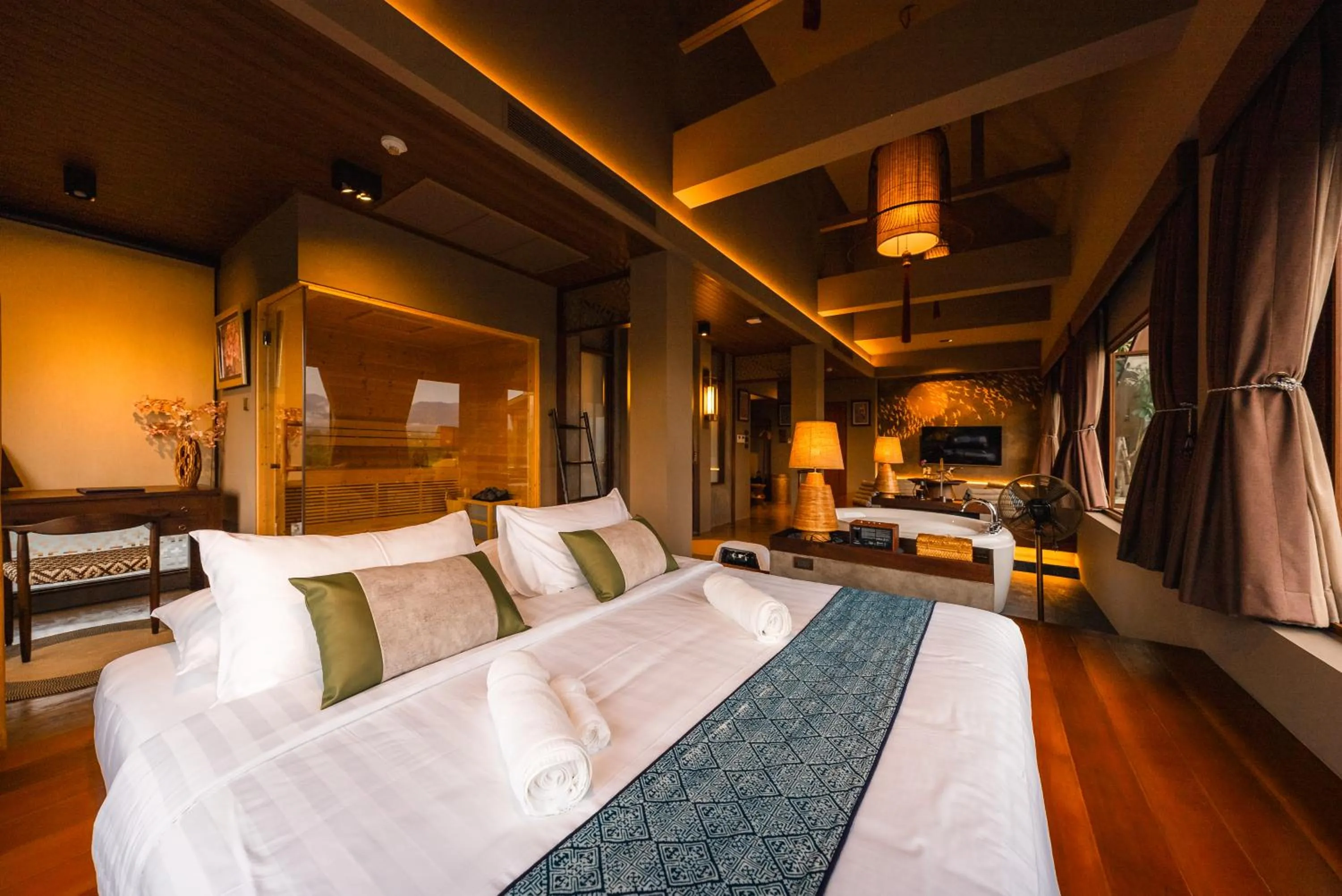 Bed in Yatika Boutique Chiang Dao