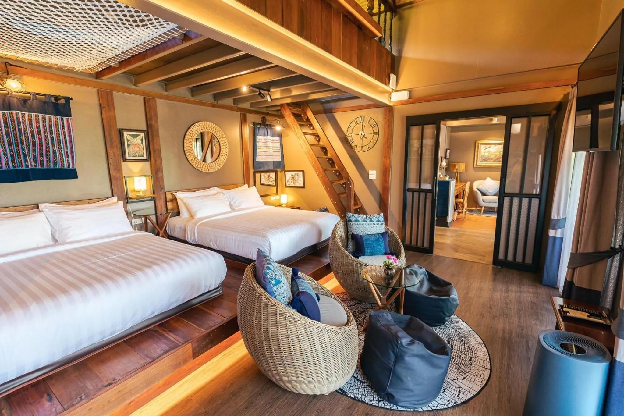 Bed in Yatika Boutique Chiang Dao