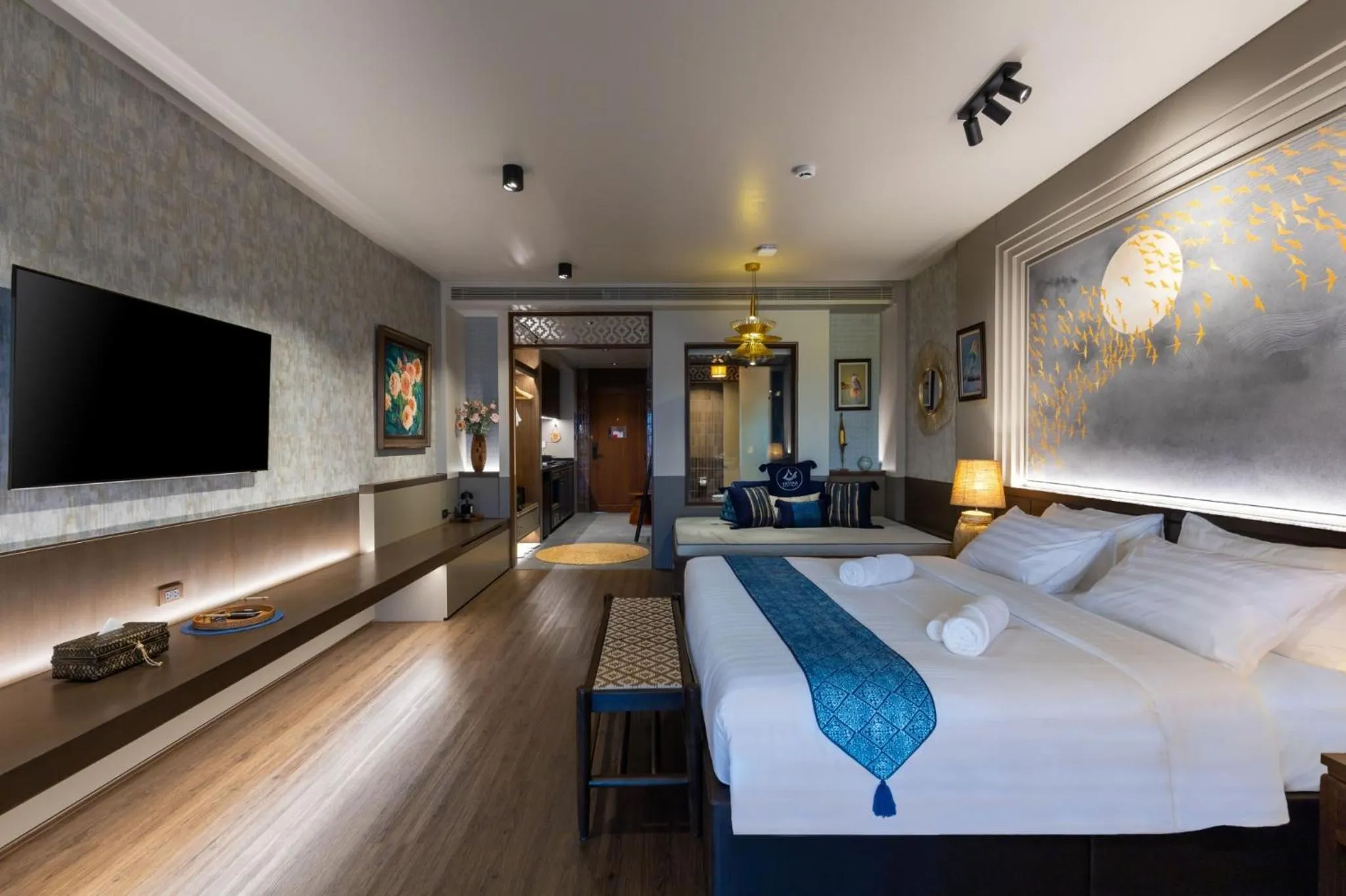 Bed in Yatika Boutique Chiang Dao