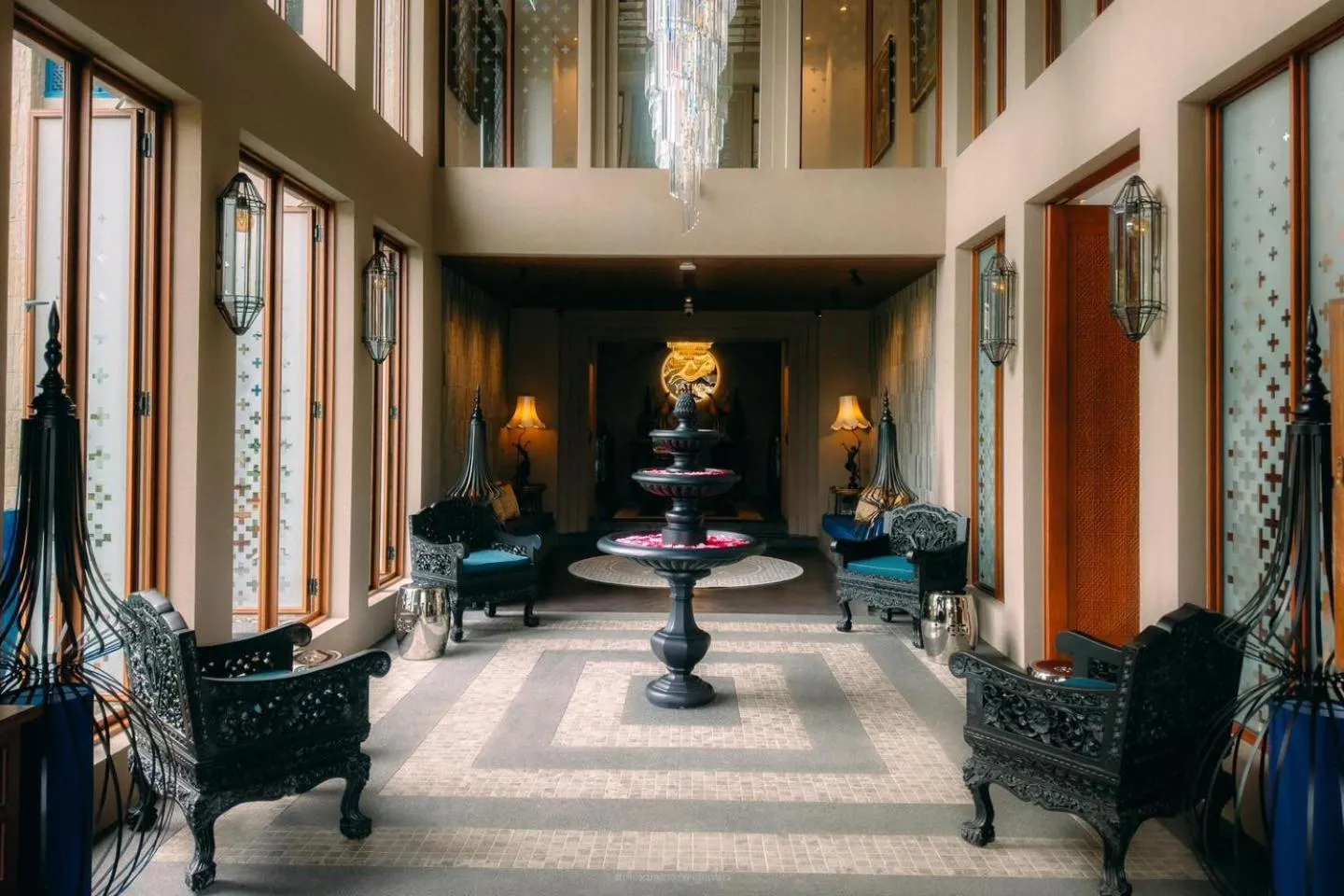 Seating area in Yatika Boutique Chiang Dao