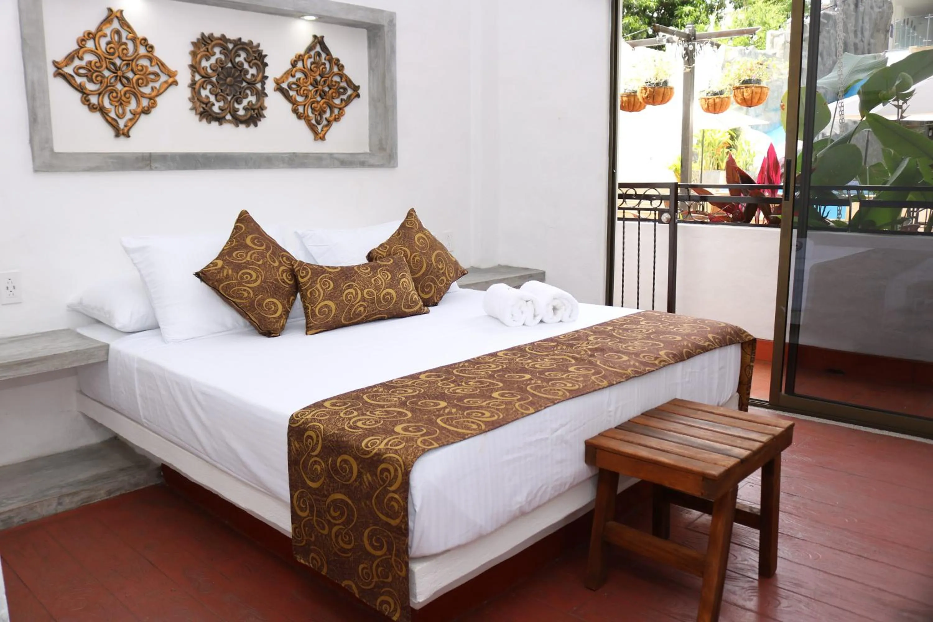 Bed in Honda Colonial Magdalena Resort