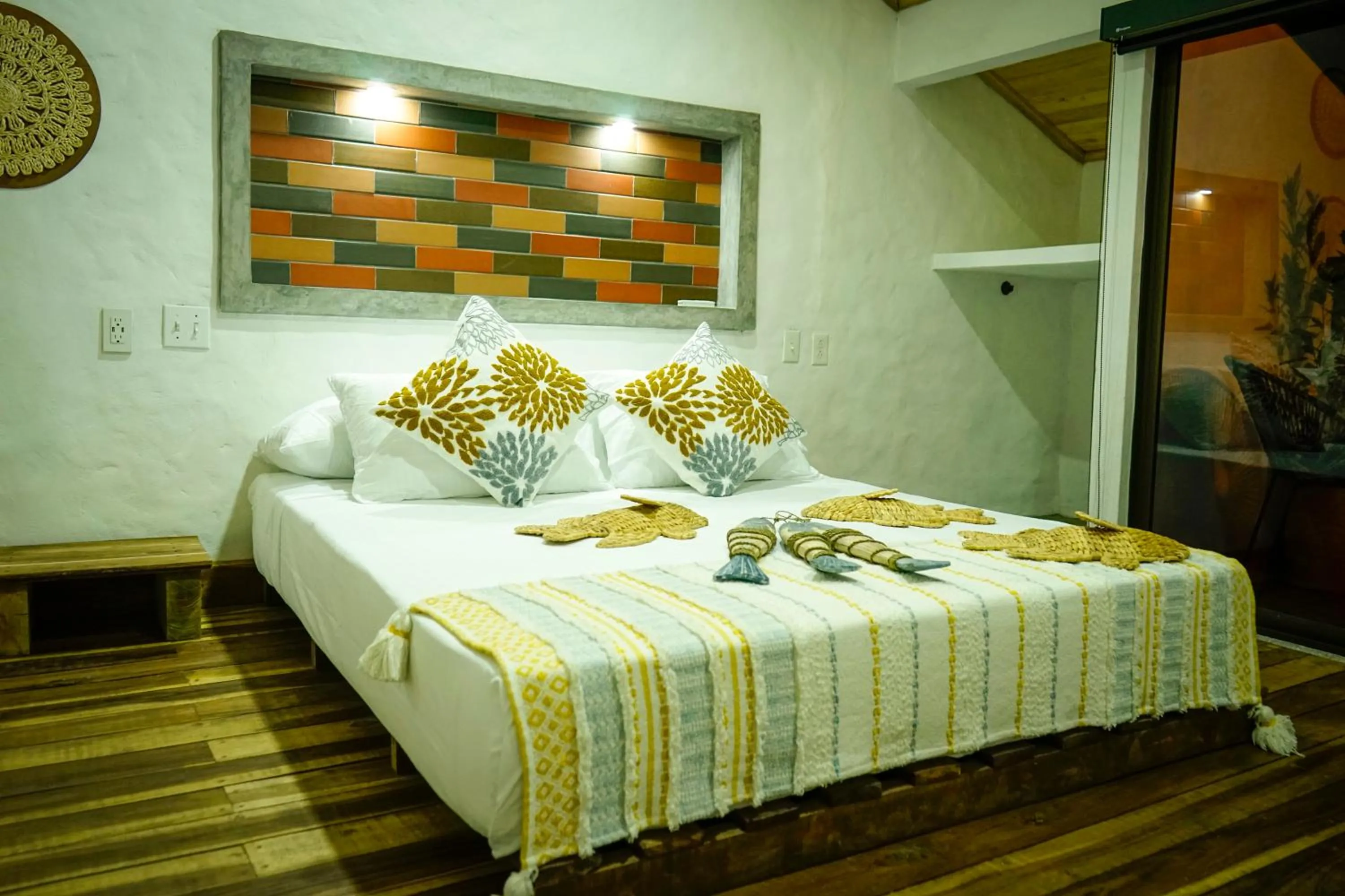 Bed in Honda Colonial Magdalena Resort