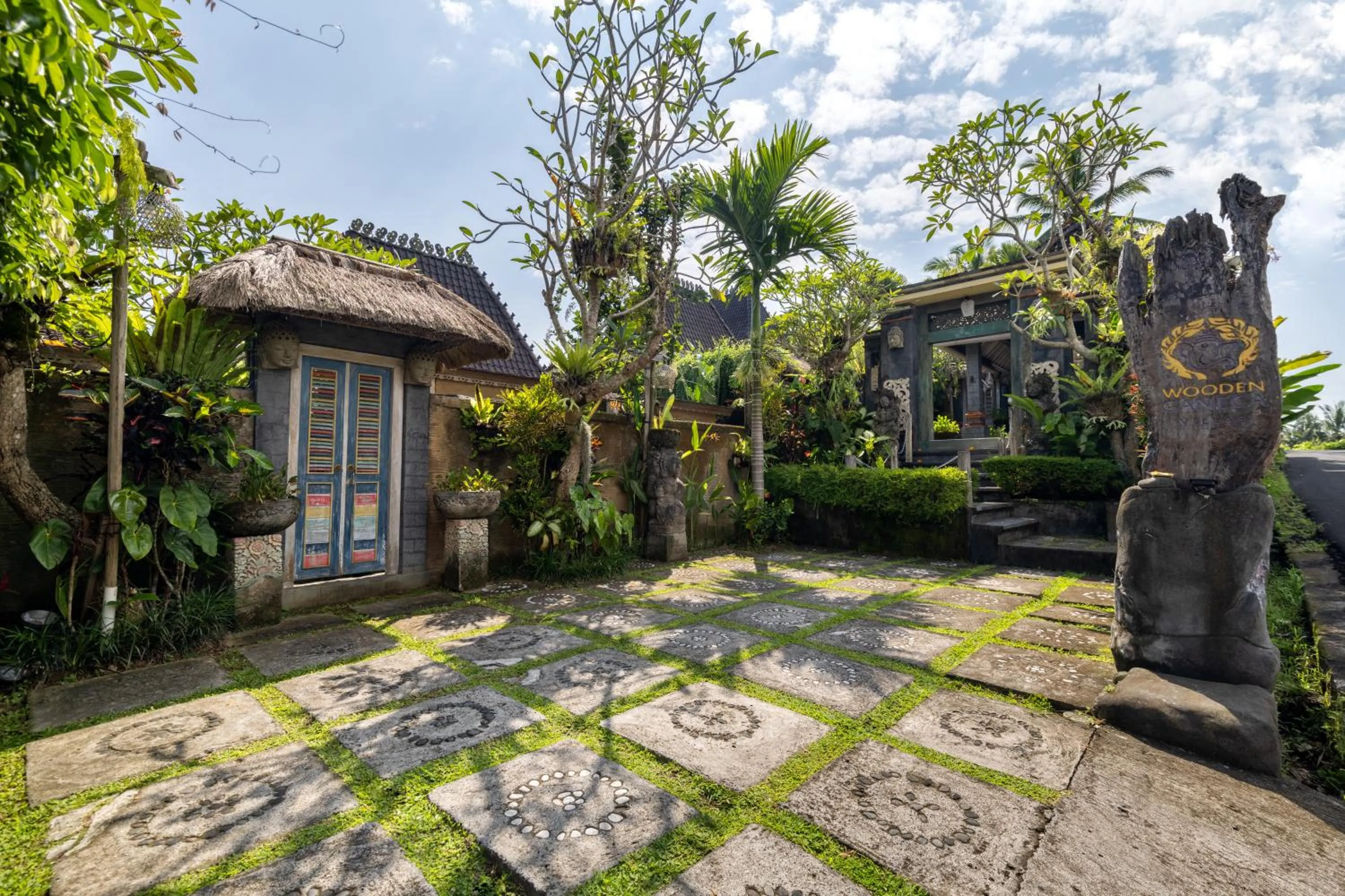 Facade/entrance in Wooden Ganeca Villas by GenuineHost