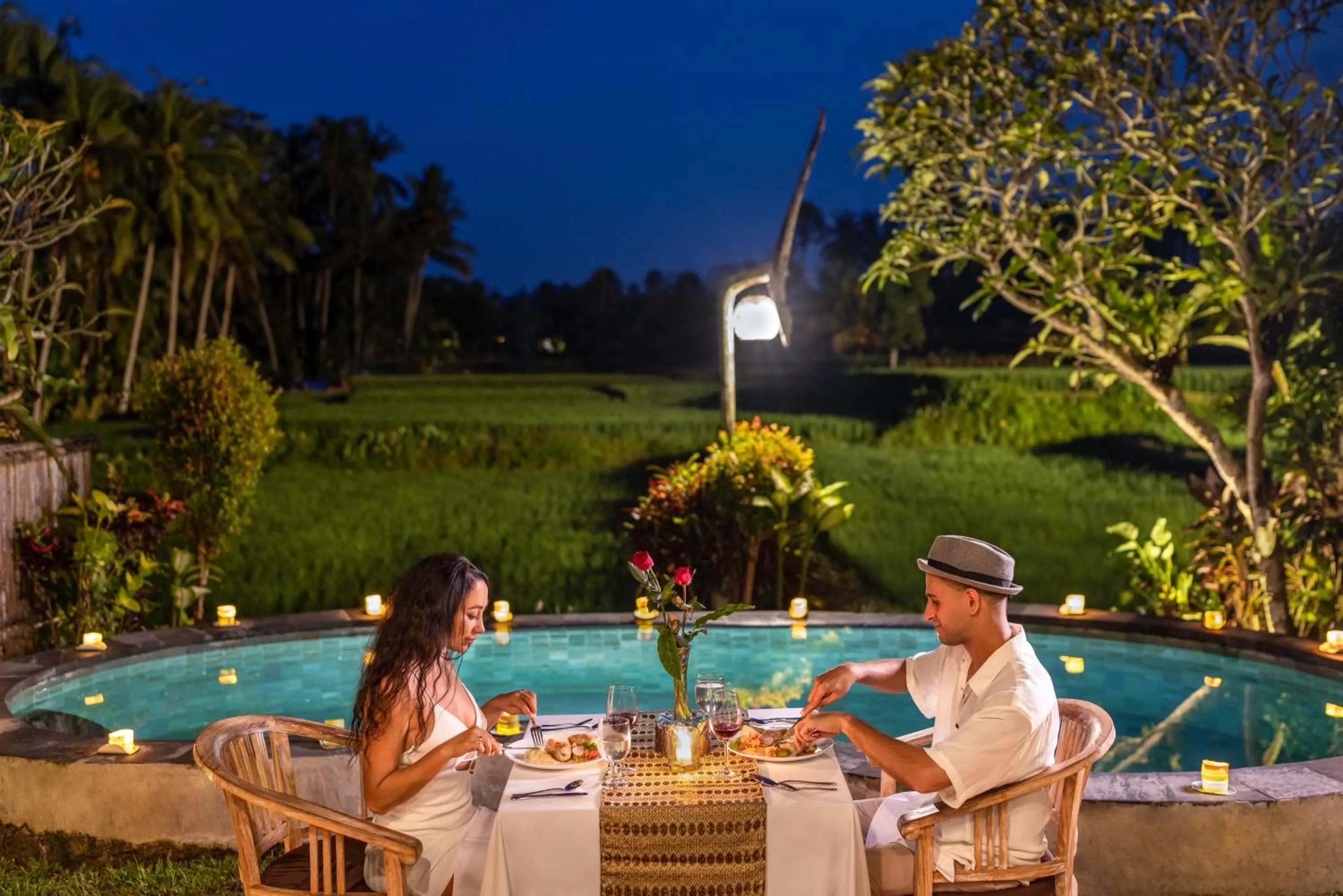 Dinner in Wooden Ganeca Villas by GenuineHost