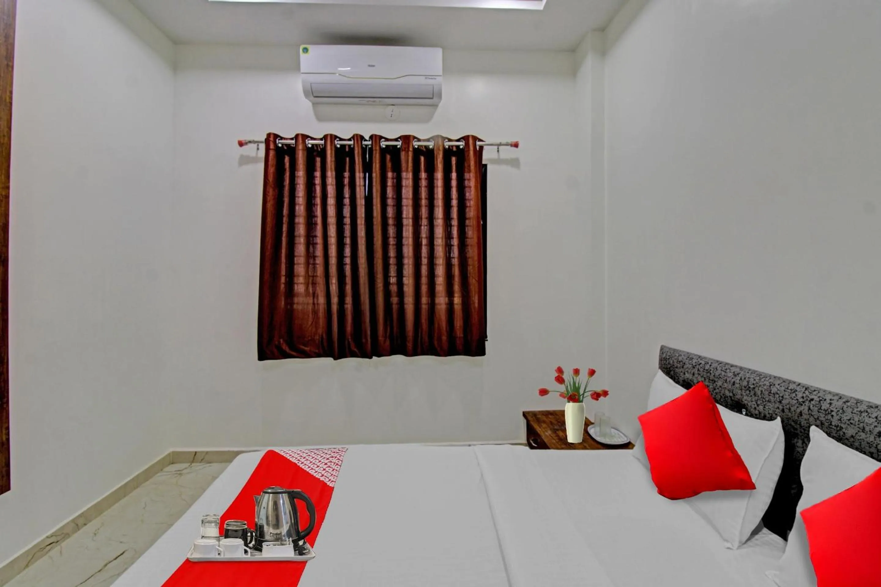 Bedroom, Bed in Hotel O Dhurva Inn