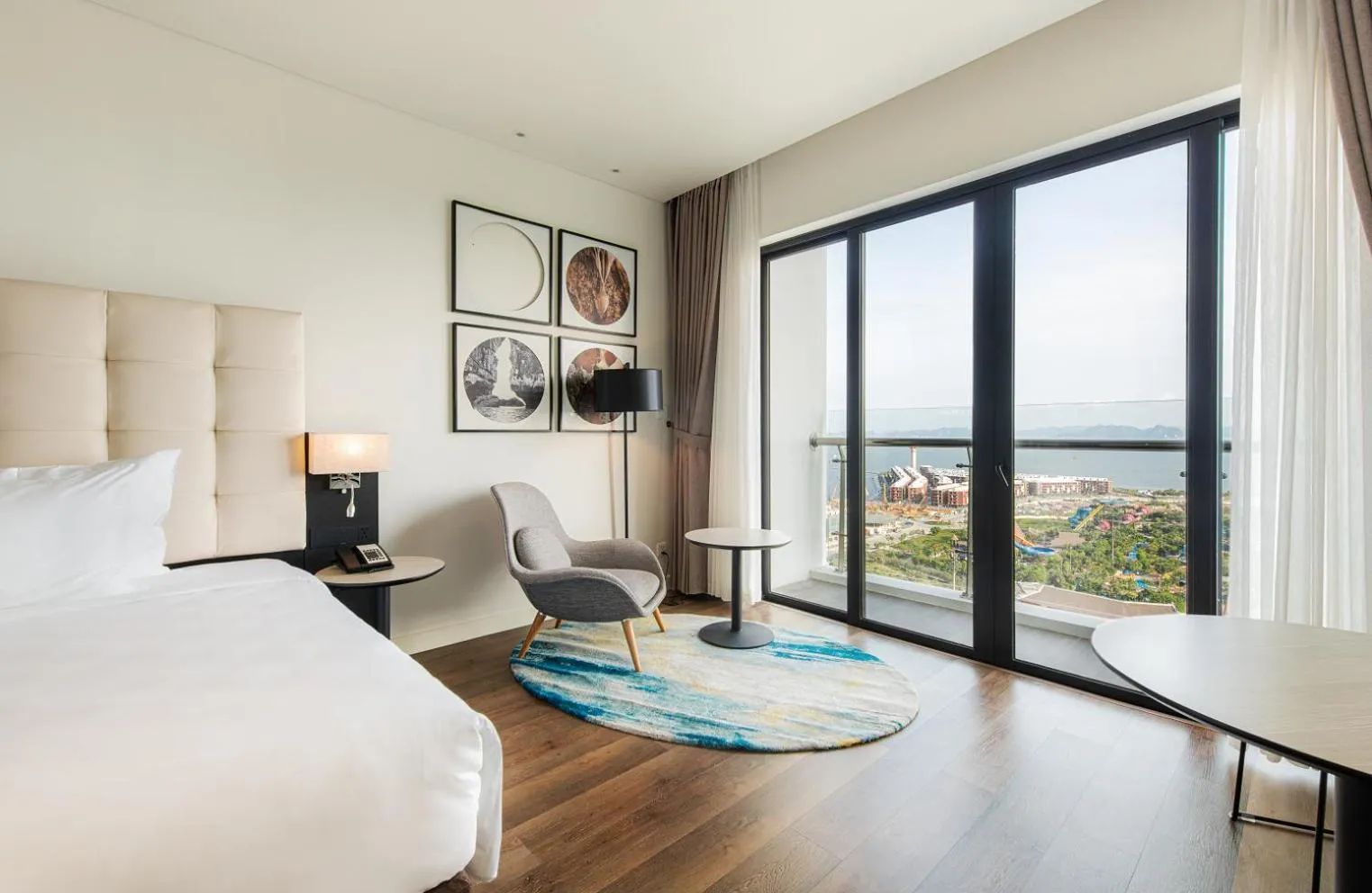 View (from property/room), Bed in Hotel Soleil Ha Long, Trademark Collection by Wyndham