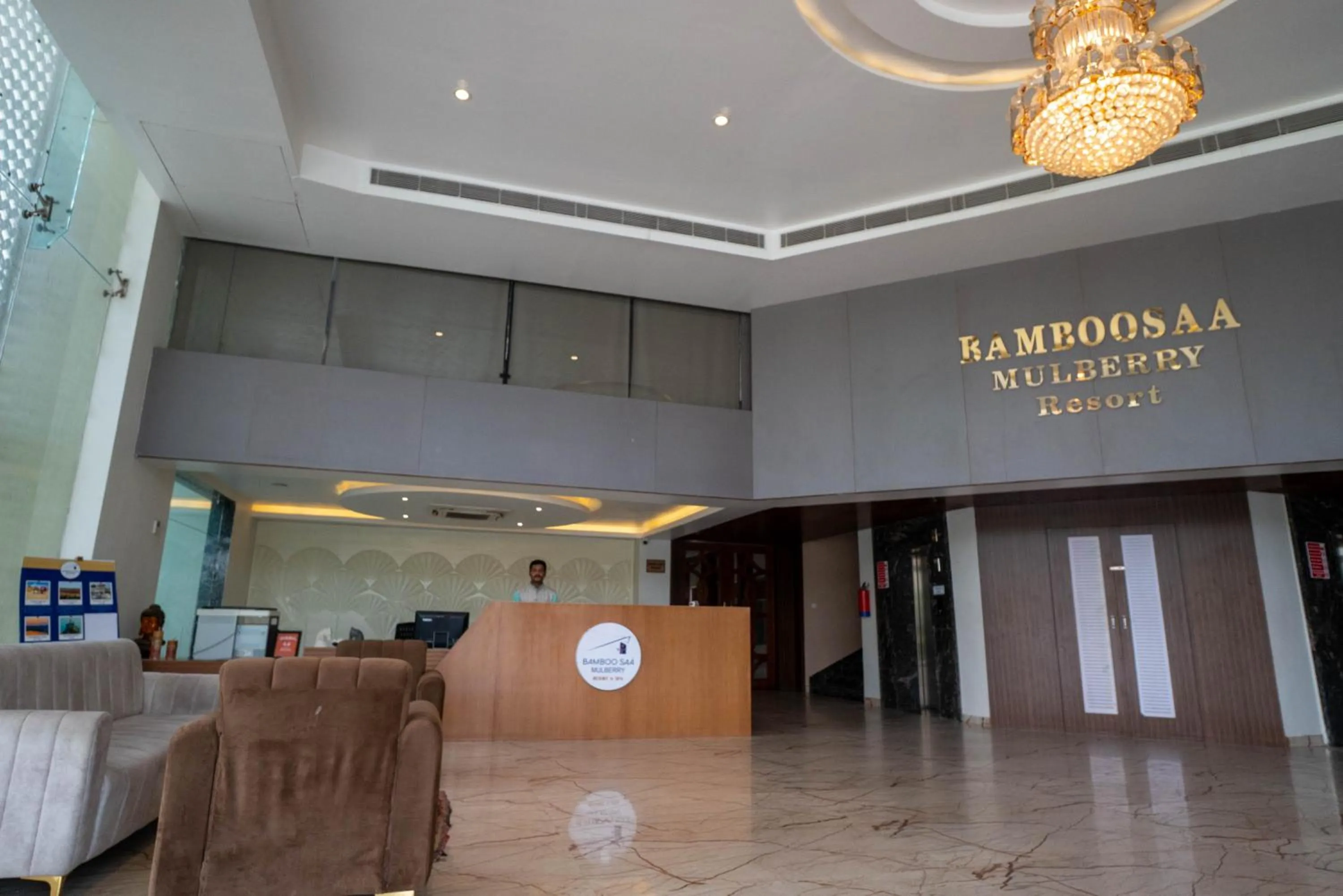 Lobby or reception in Bamboo Saa Mulberry Resort Pushkar