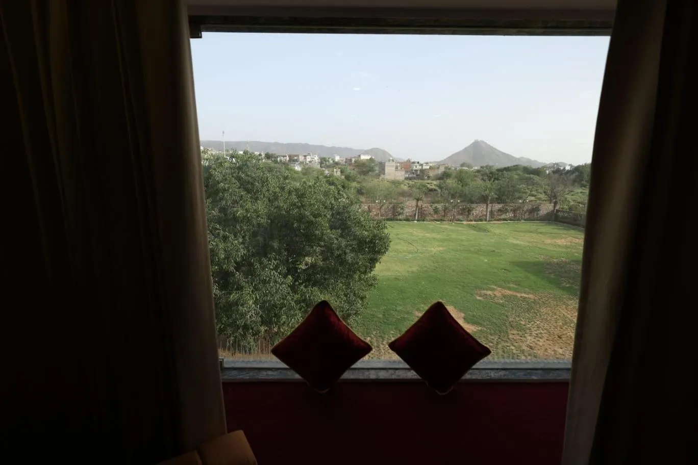 Garden view in Bamboo Saa Mulberry Resort Pushkar