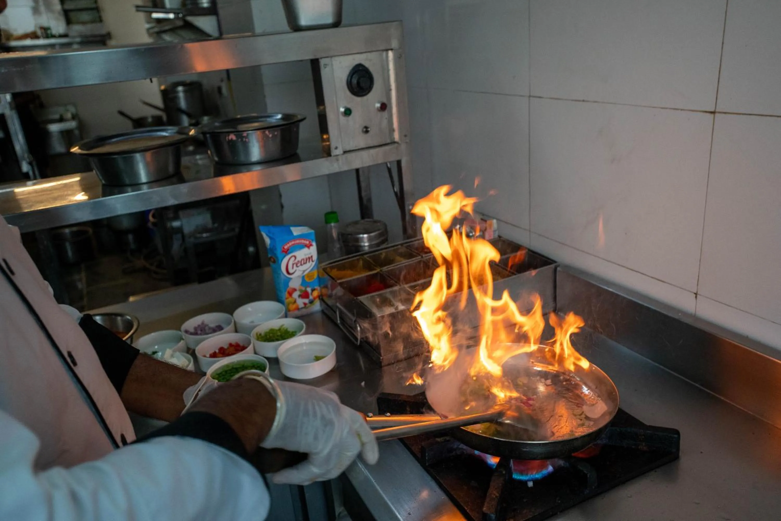 kitchen in Bamboo Saa Mulberry Resort Pushkar