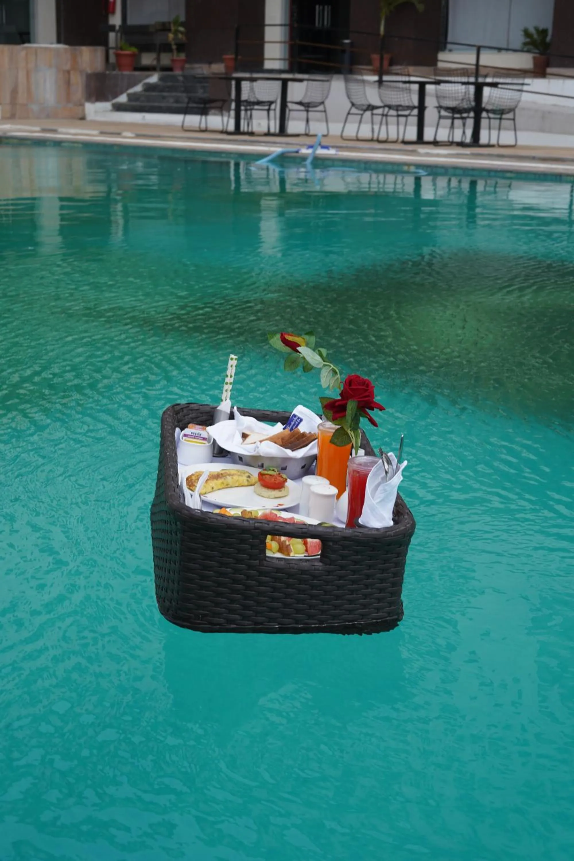 Breakfast in Bamboo Saa Mulberry Resort Pushkar