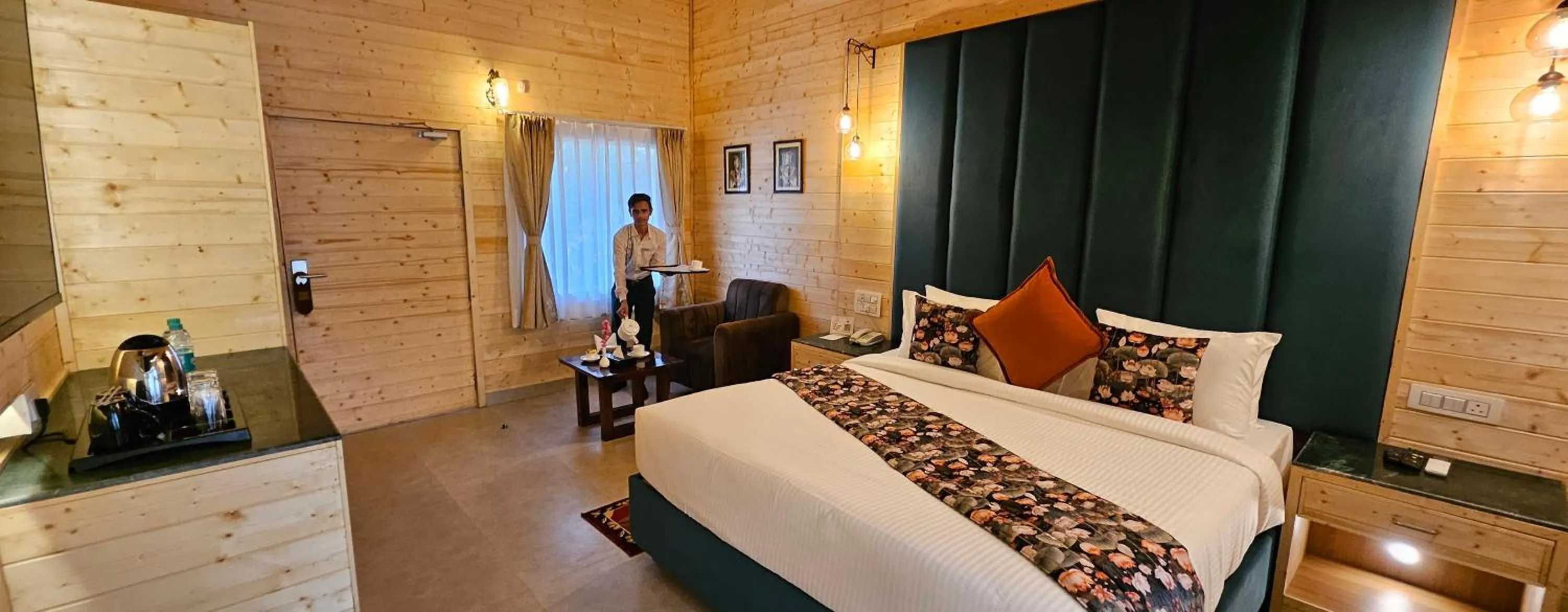 Bedroom, Bed in Bamboo Saa Mulberry Resort Pushkar