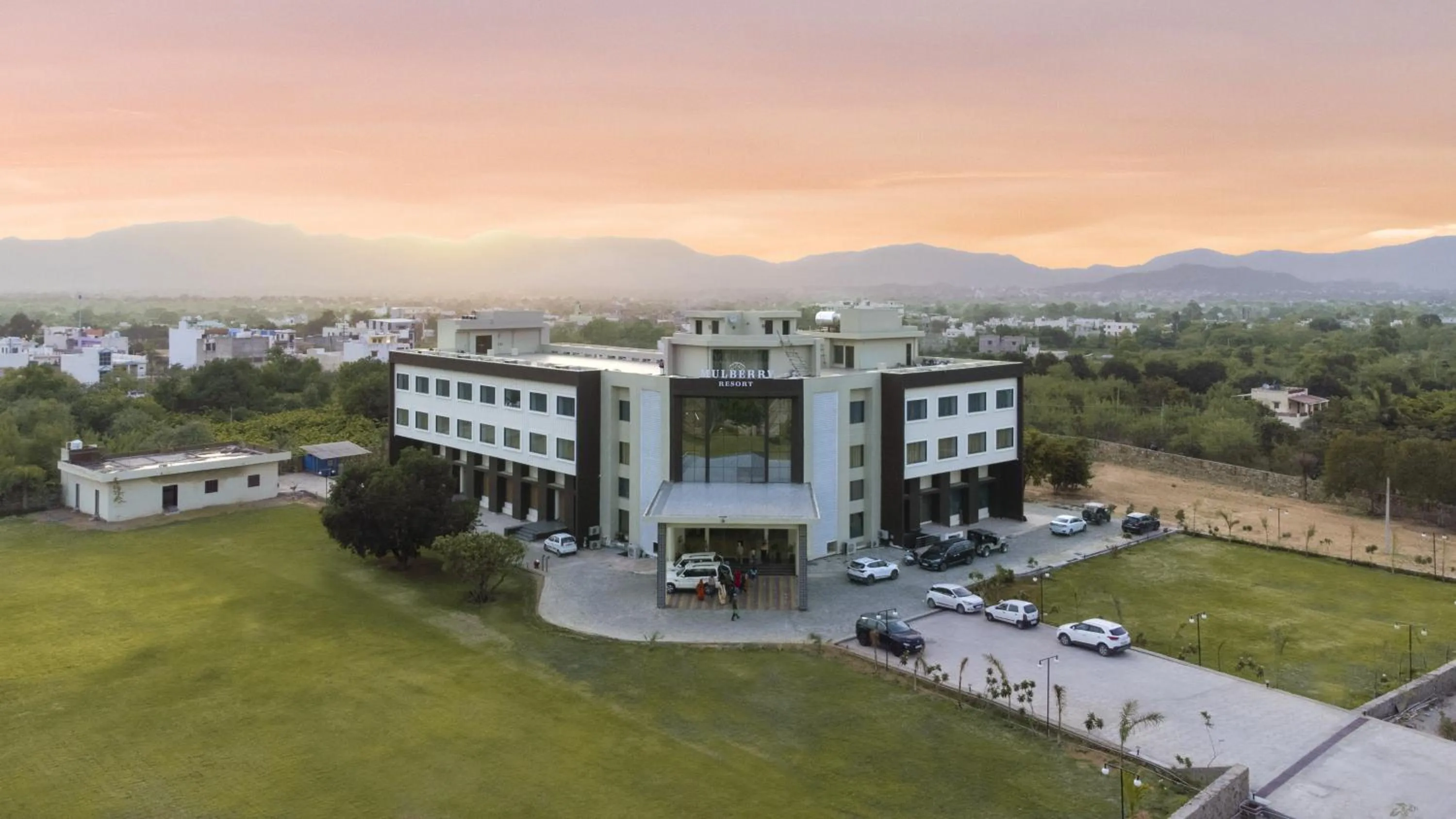 Bird's eye view in Bamboo Saa Mulberry Resort Pushkar