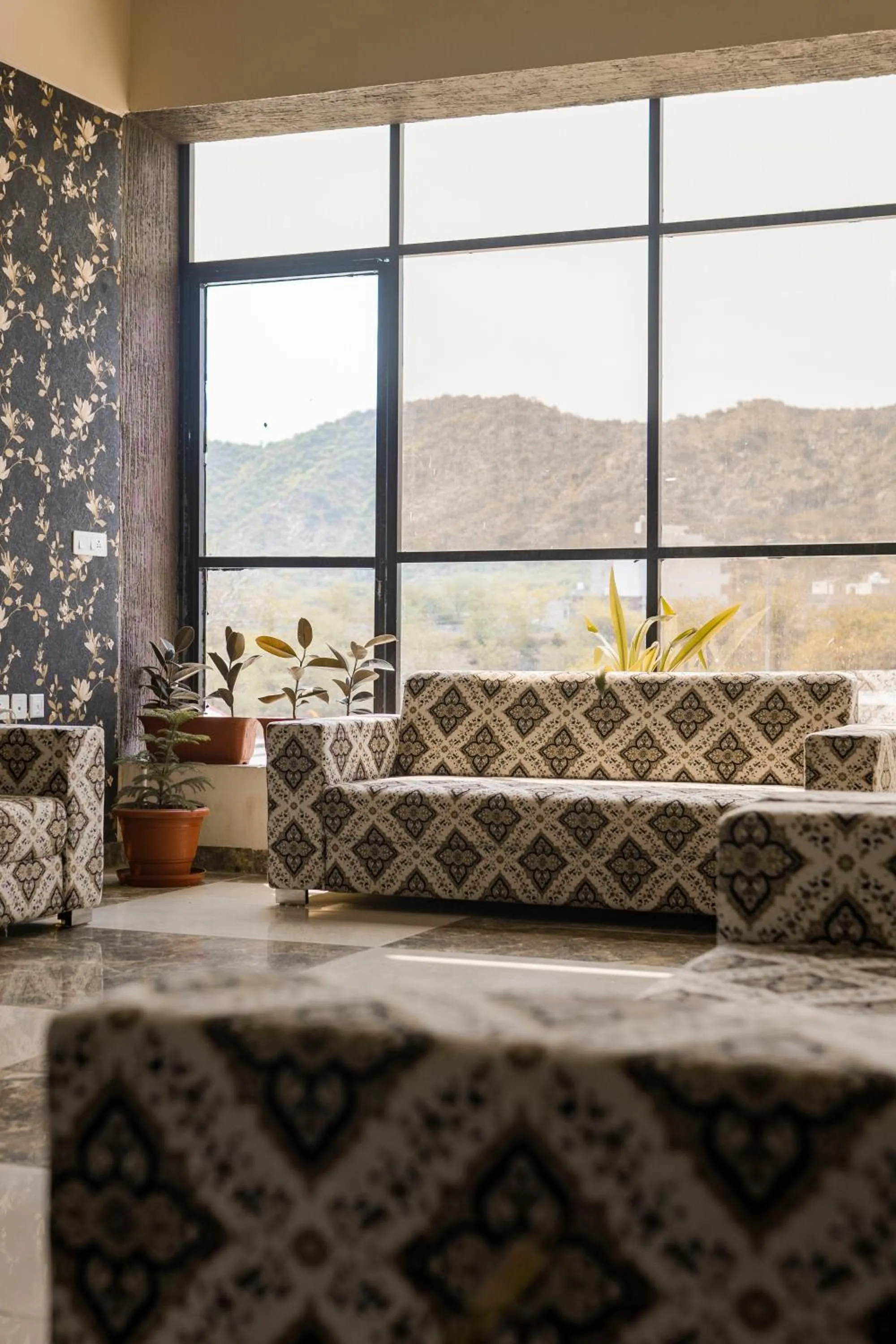 Mountain view in Bamboo Saa Mulberry Resort Pushkar