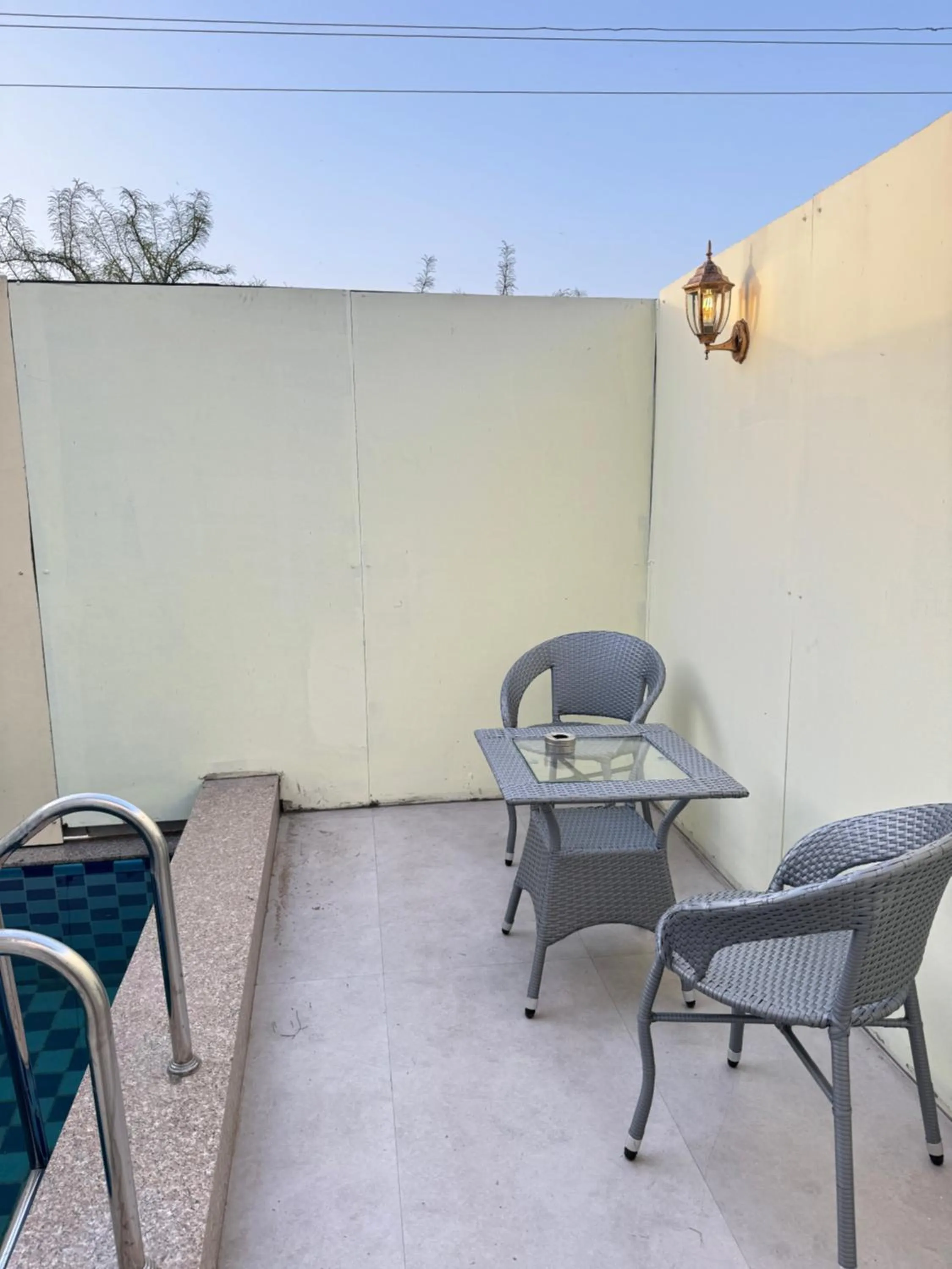 Pool view in Bamboo Saa Mulberry Resort Pushkar