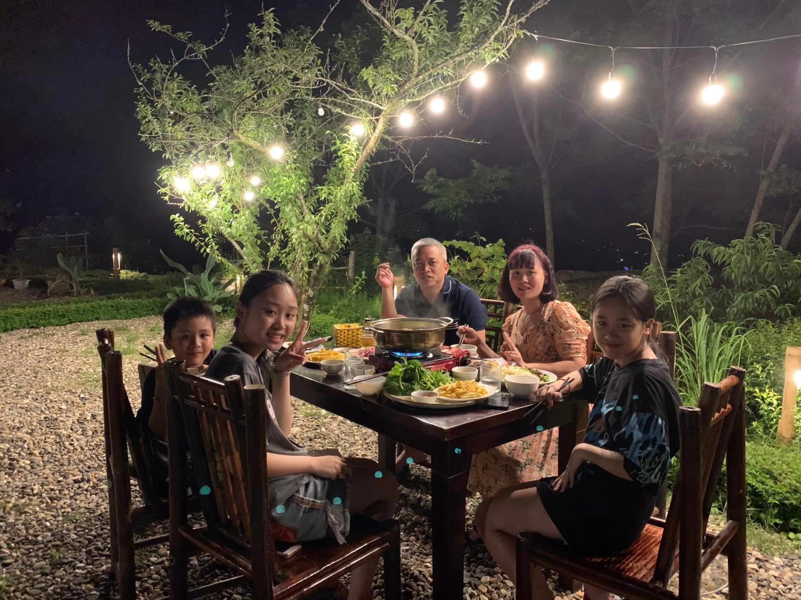 Patio in Sapa Rosie House