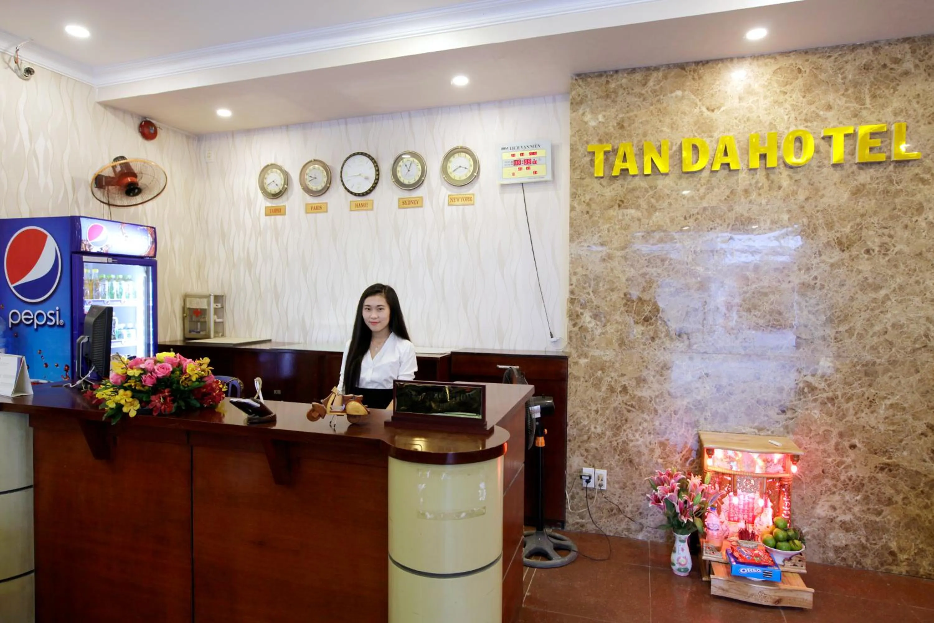 Staff in Tan Da Hotel