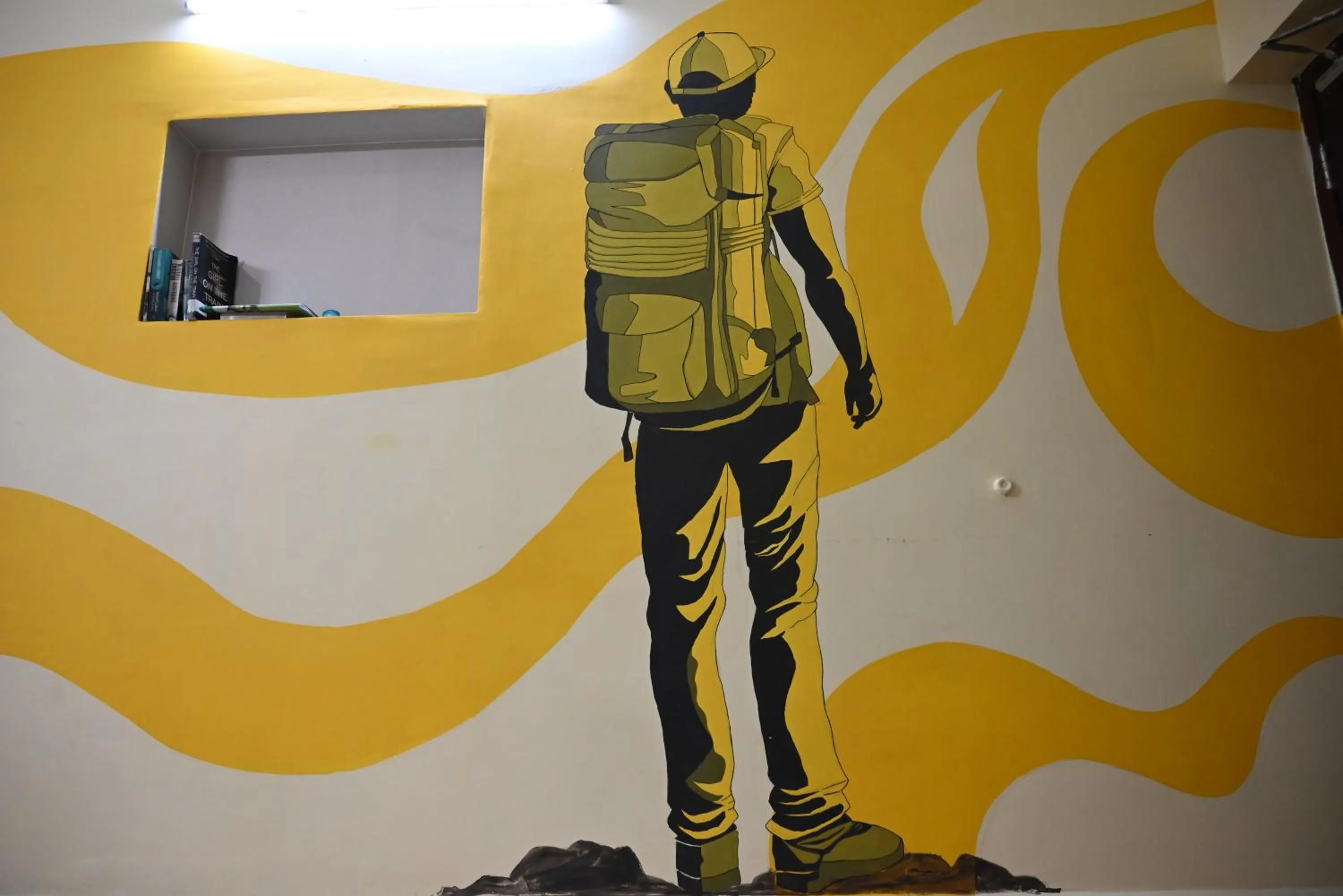 Decorative detail in BACPAC MONKEY COLIVING