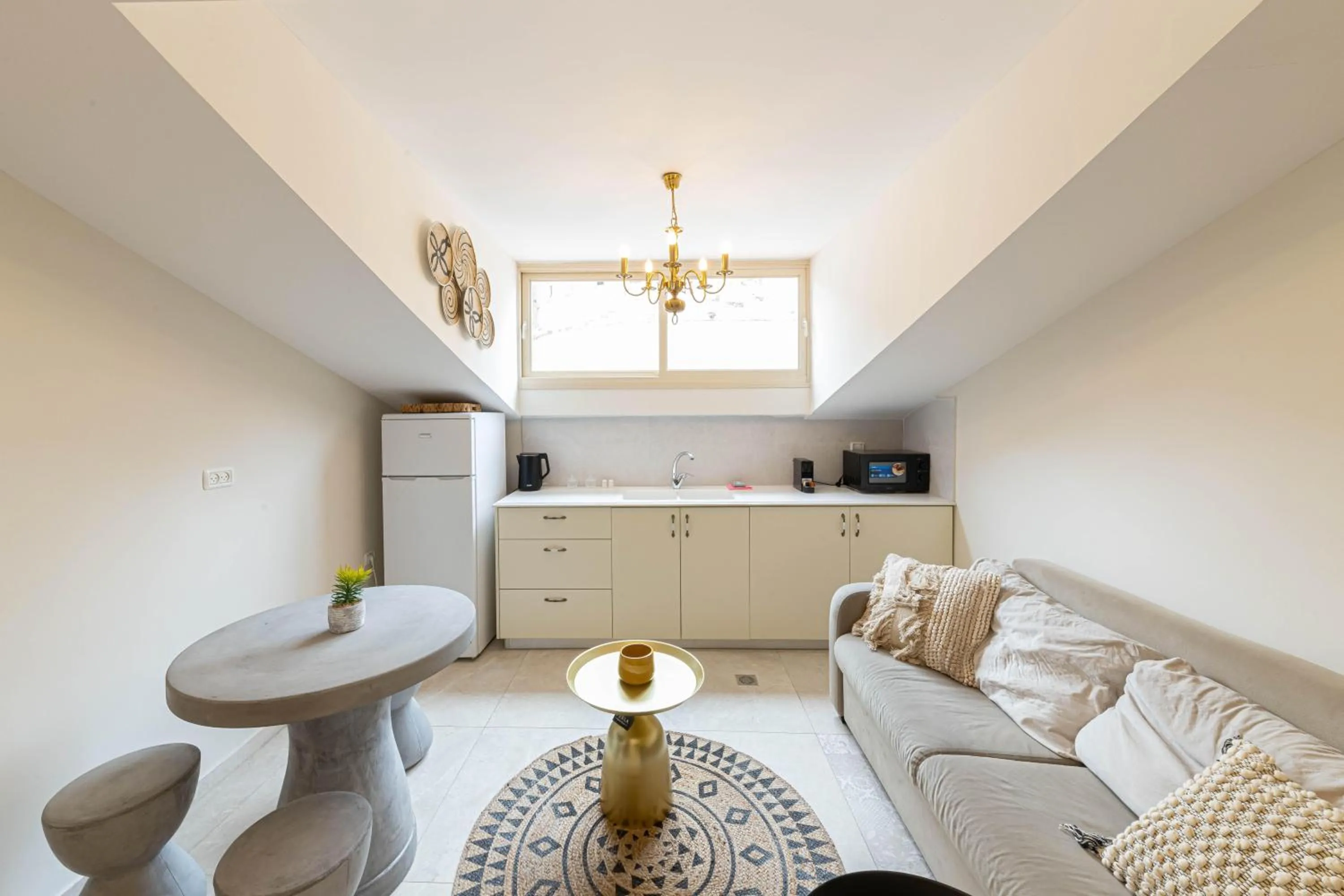 Kitchen or kitchenette in Tish Hotel