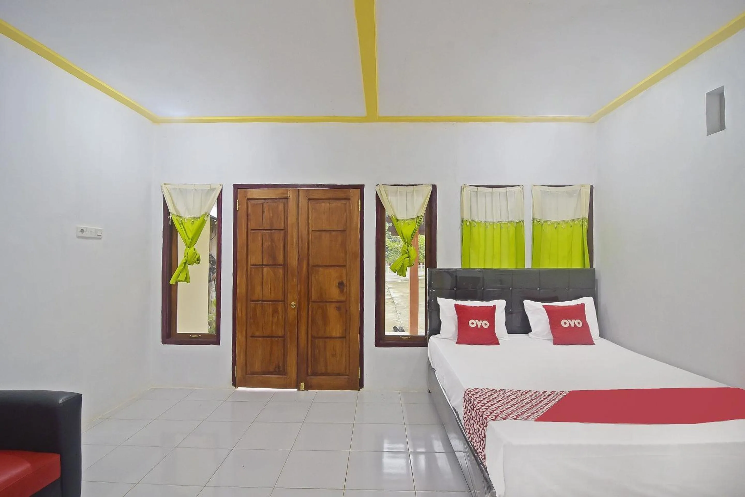 Bedroom, Bed in Hotel O Pulisan Ekowisata Homestay Near Wisata Pantai Desa Pulisan (Pulisan Beach Tour)