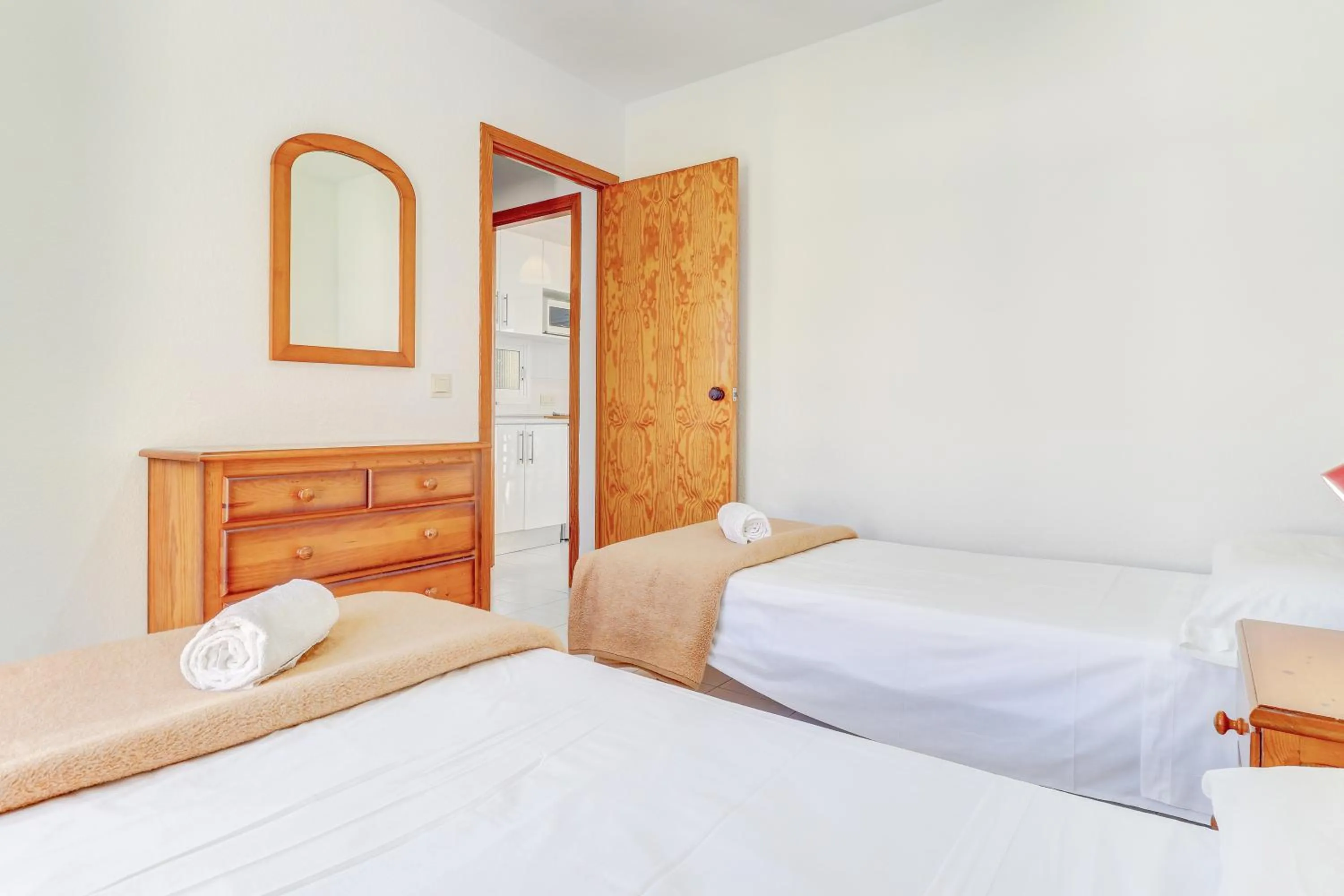 Bedroom, Bed in Apartamentos Llevant