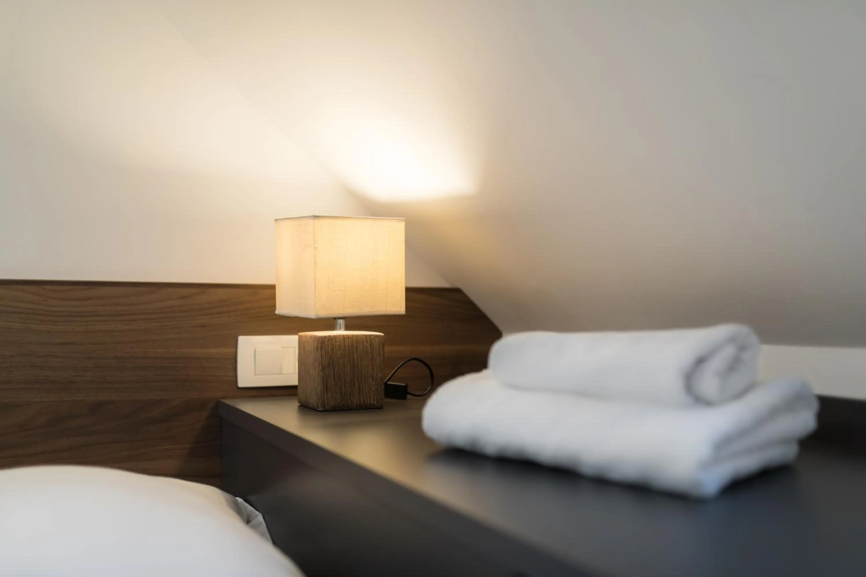 Bed in Garni Hotel Cirman