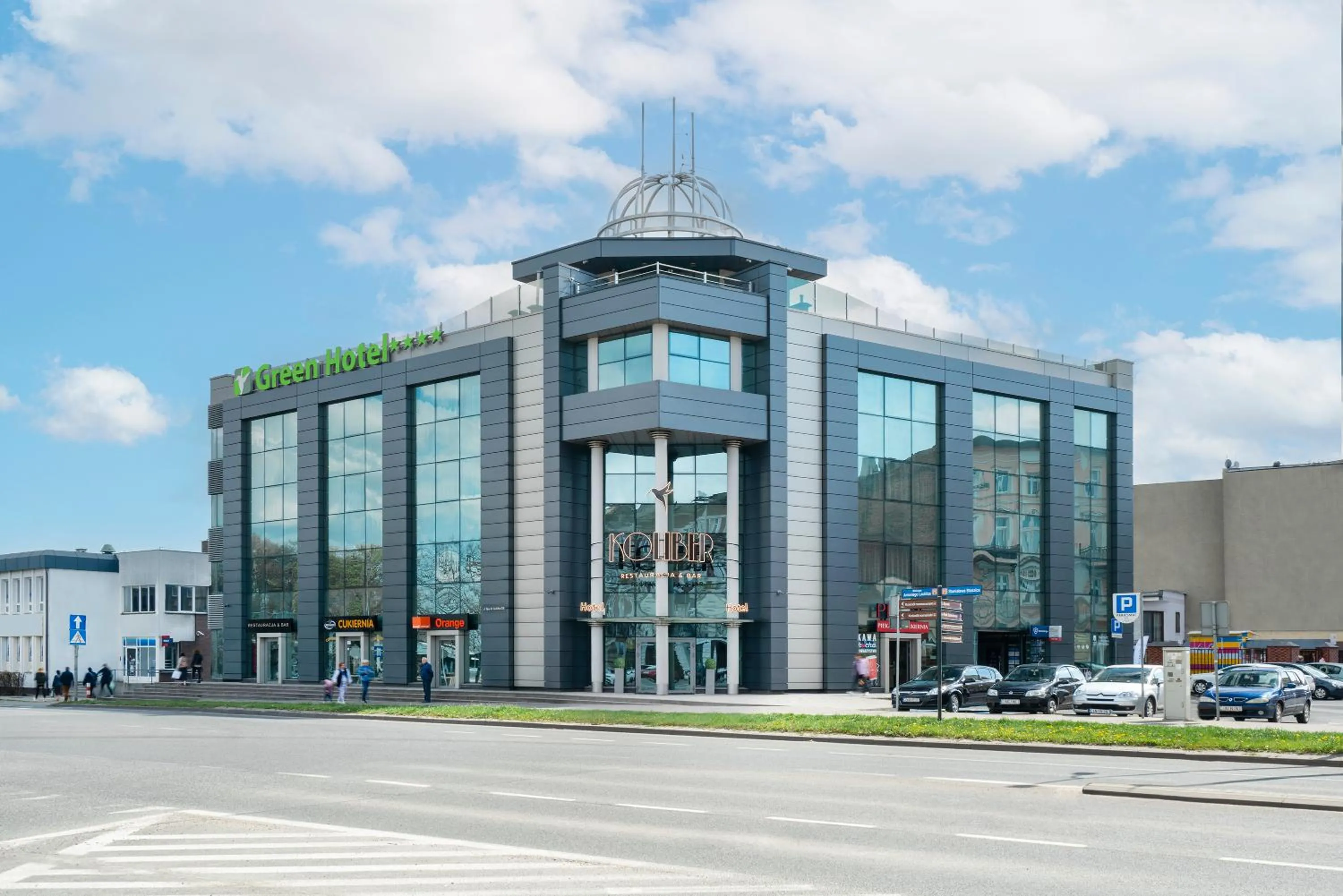 Property building in Green Hotel