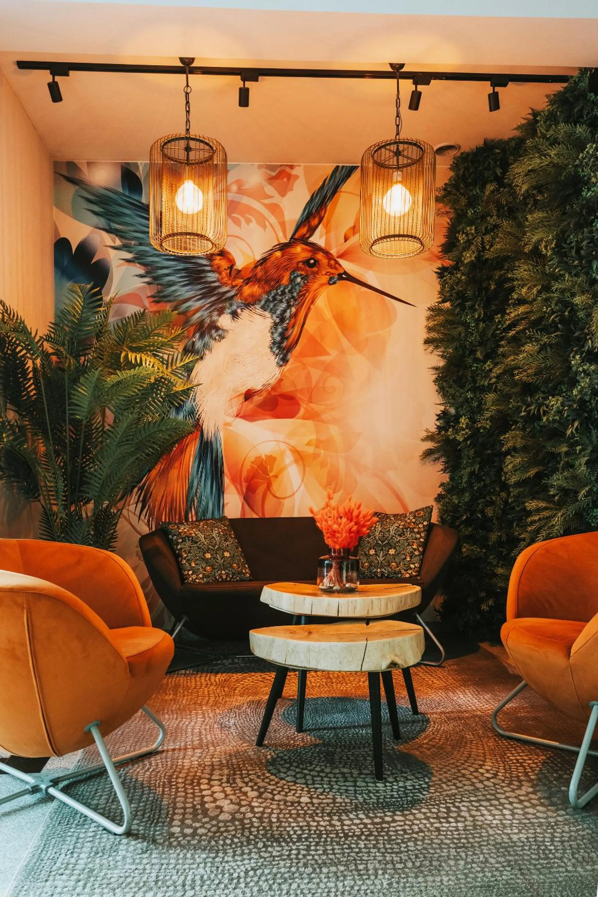 Lobby or reception in Green Hotel