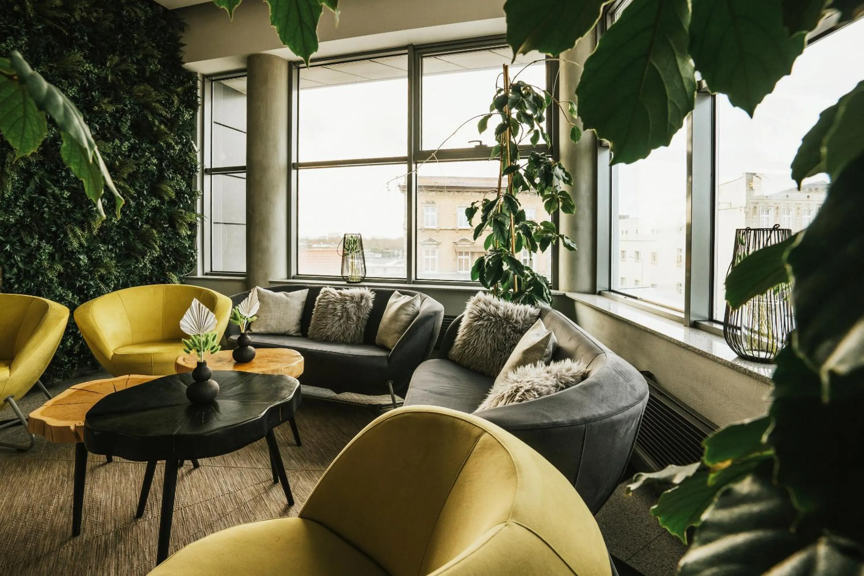 Property building in Green Hotel