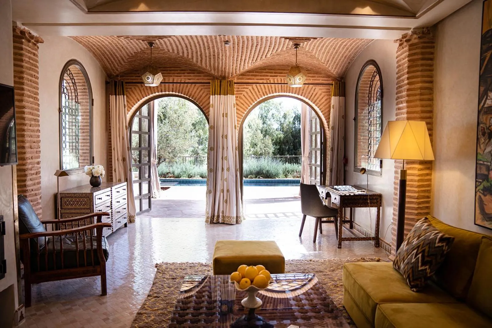 Living room in Olinto, Atlas Mountain Retreat - adults only