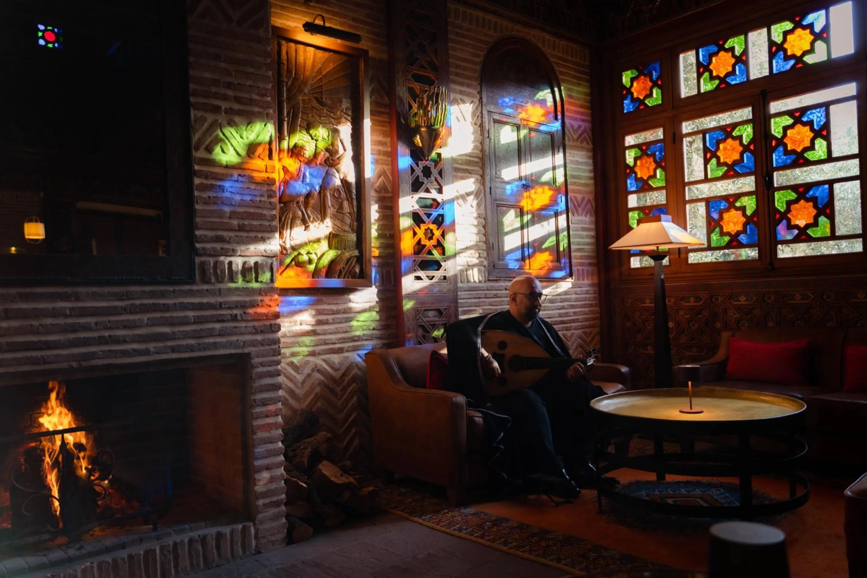 Lounge or bar in Olinto, Atlas Mountain Retreat - adults only