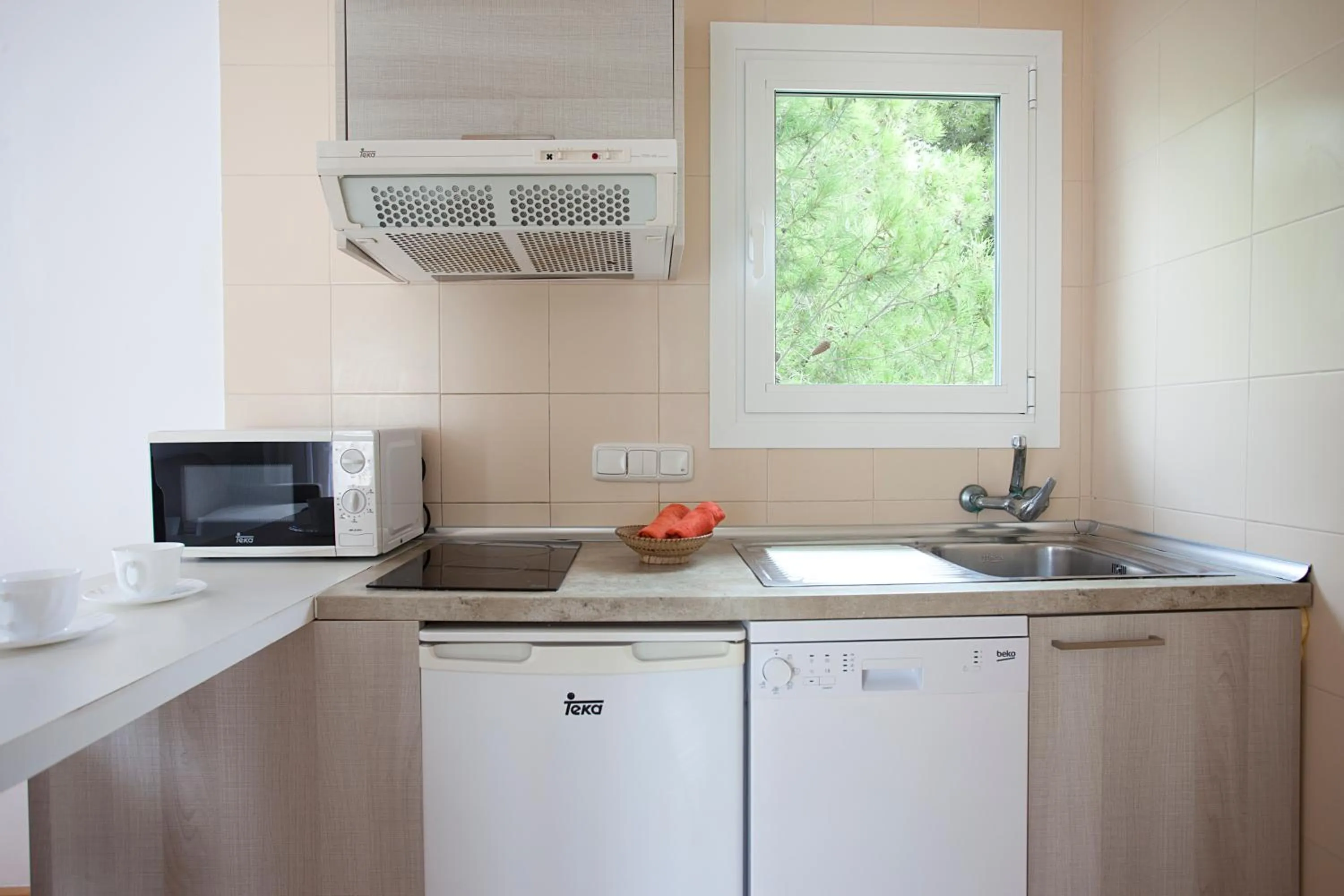 Kitchen or kitchenette in Apartamentos Vista Alegre Mallorca