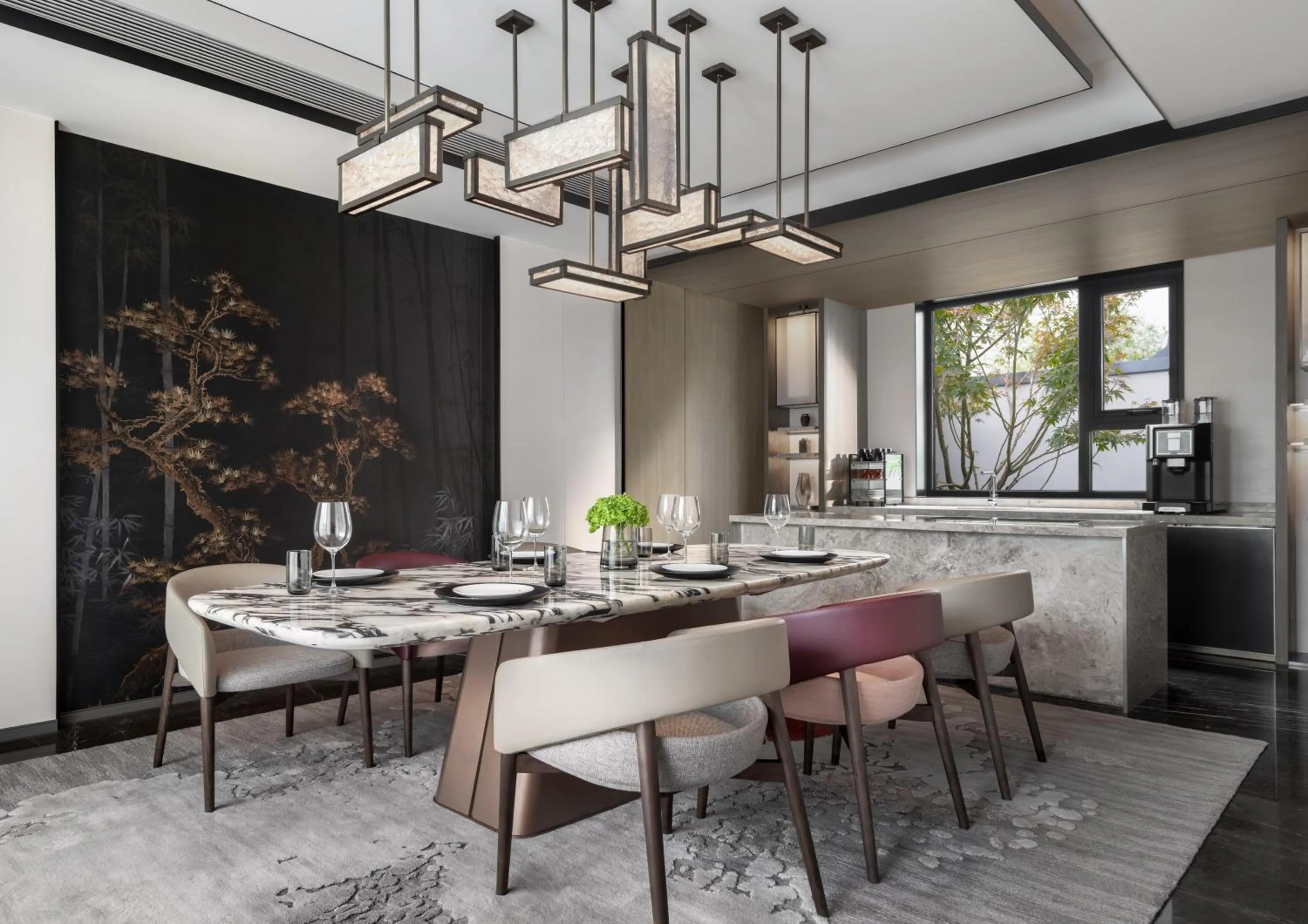 Kitchen or kitchenette in Kimpton Bamboo Grove Suzhou by IHG