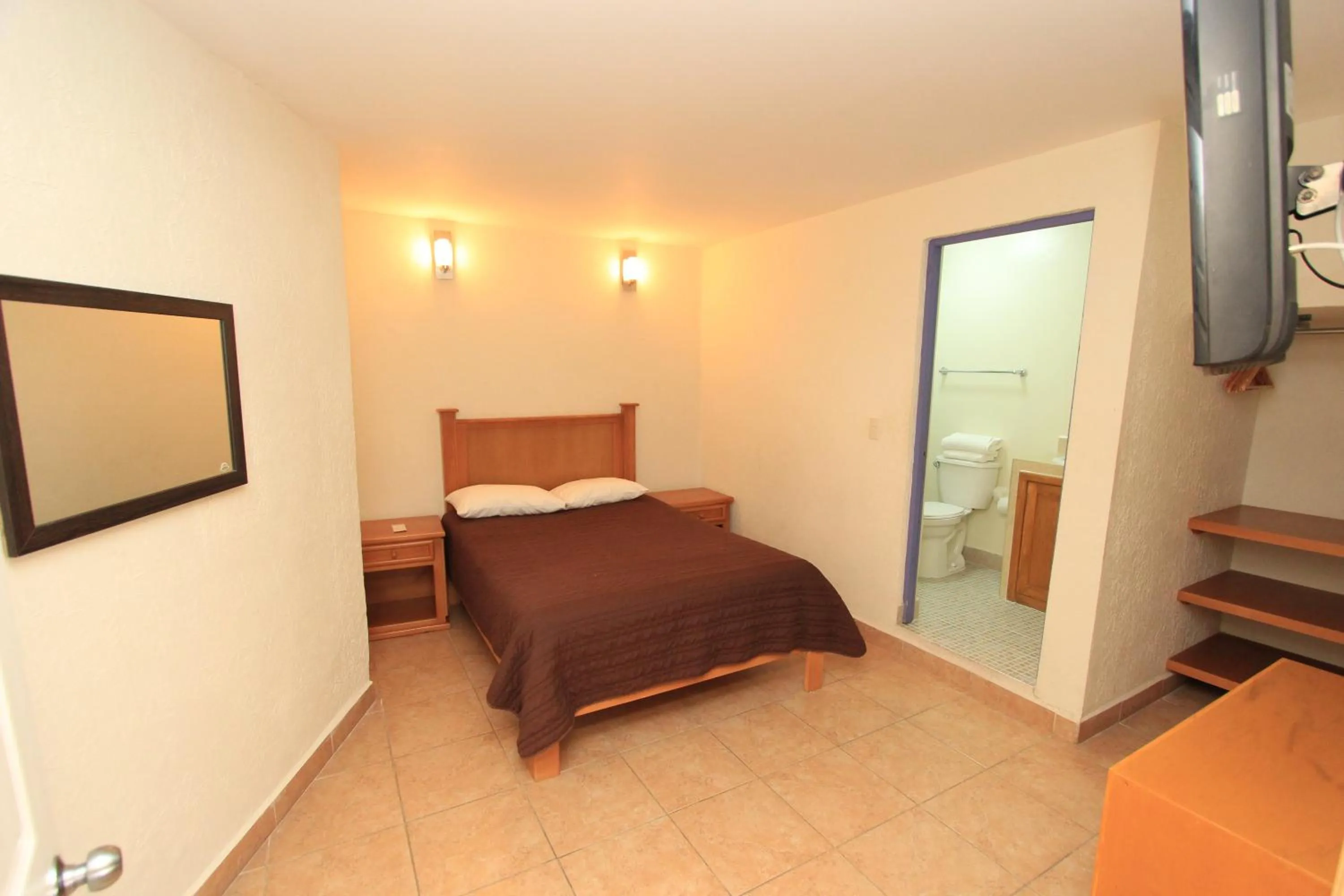 Bed in Hotel Santa Rita