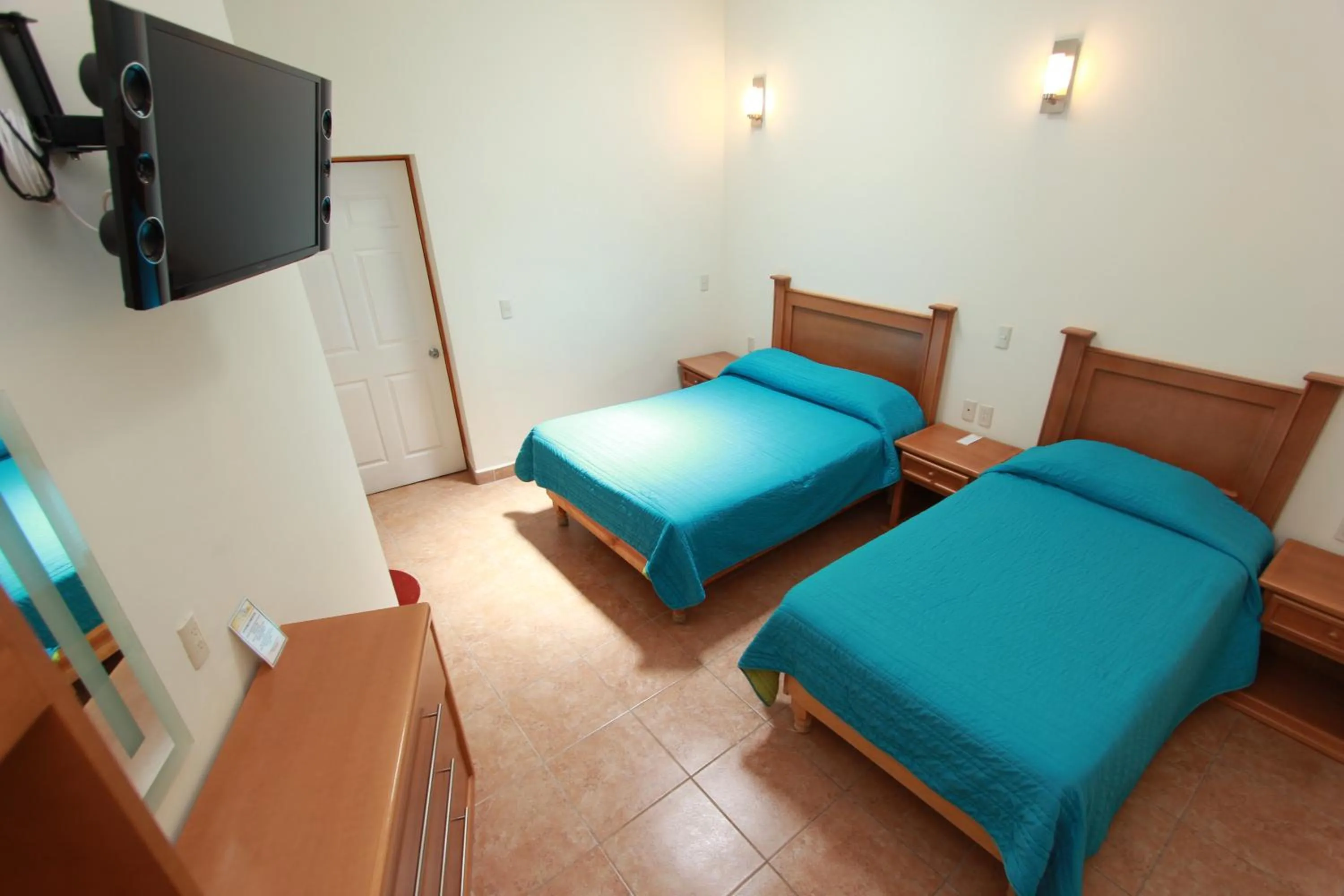 Bed in Hotel Santa Rita