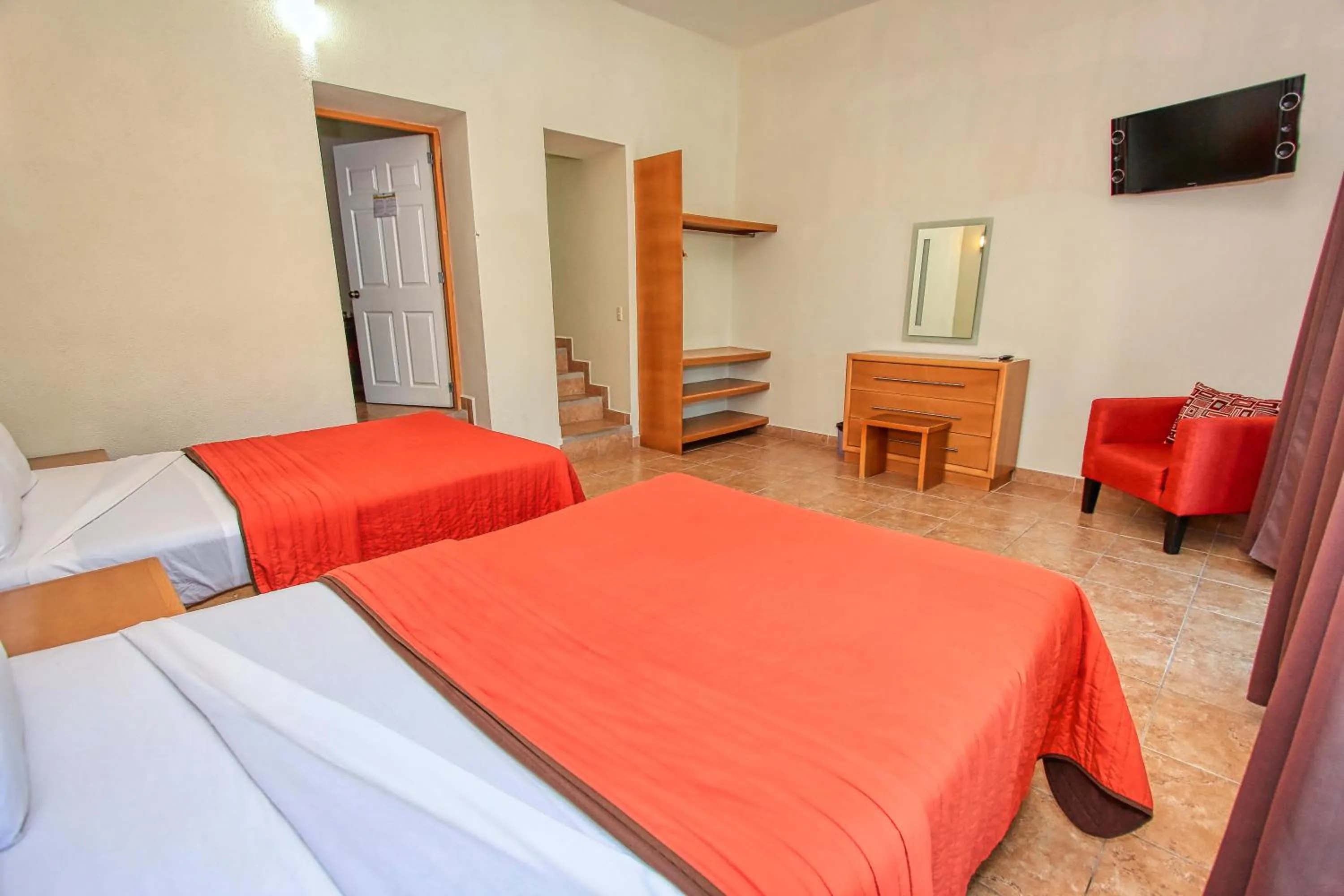 Bed in Hotel Santa Rita