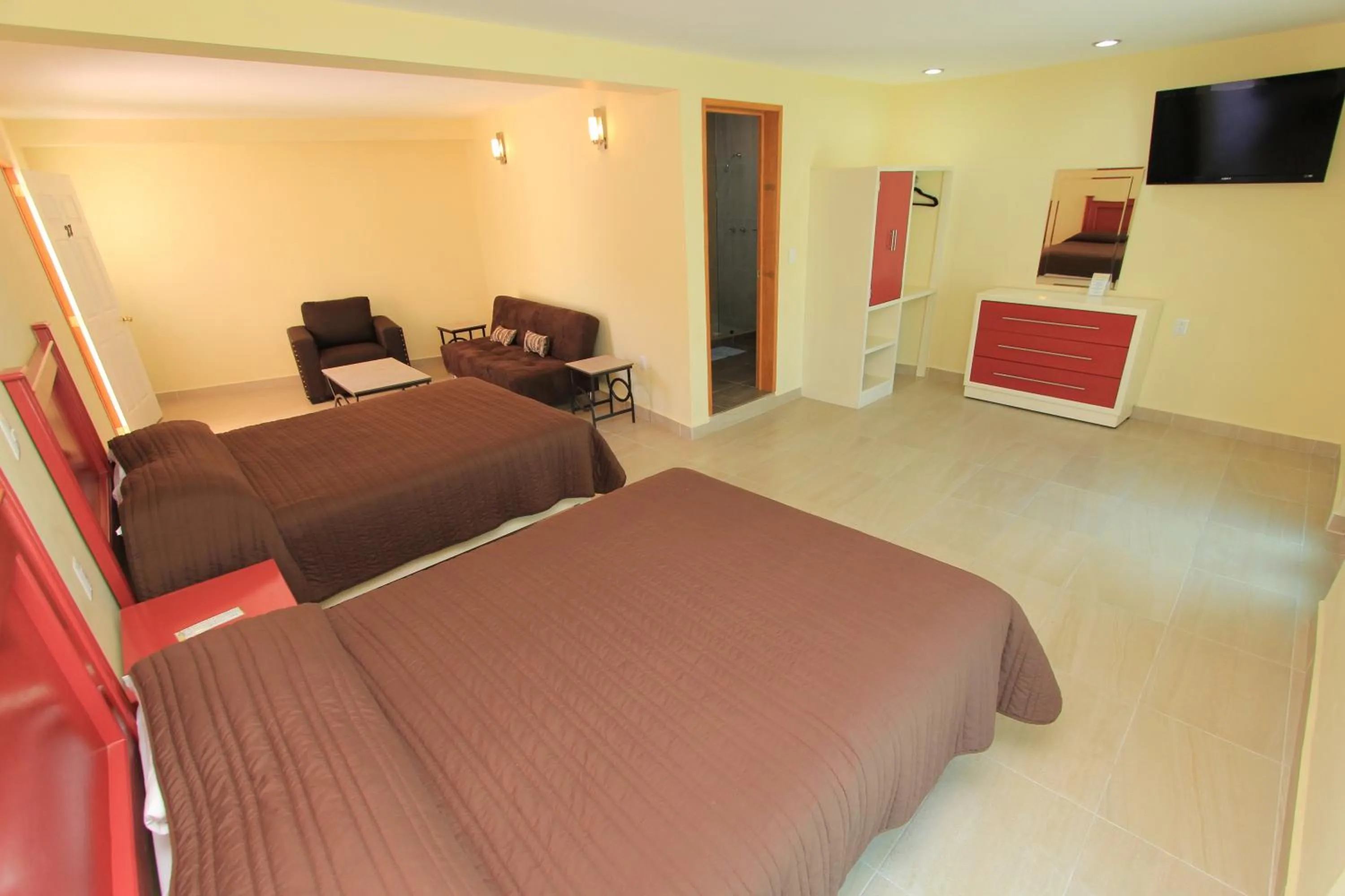 Bed in Hotel Santa Rita