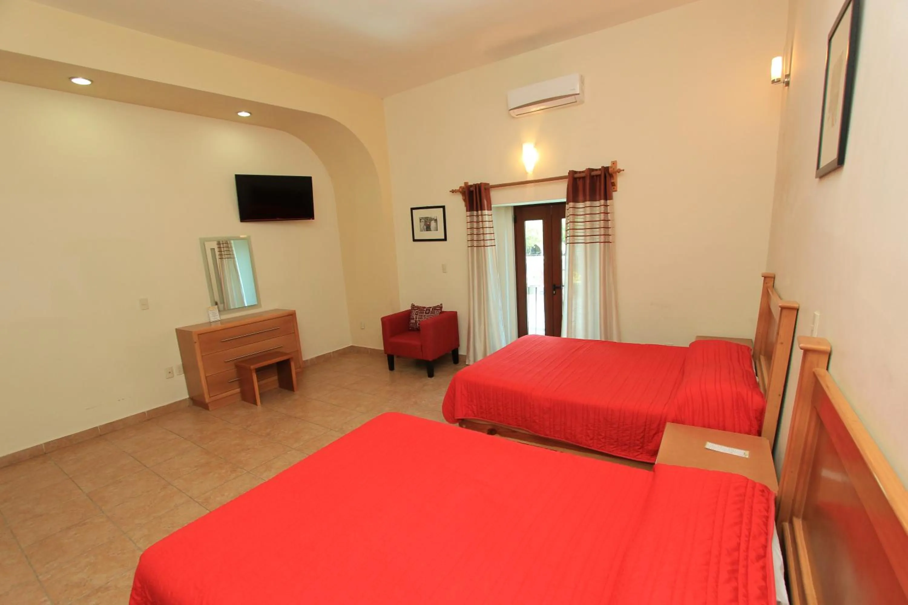 Bed in Hotel Santa Rita